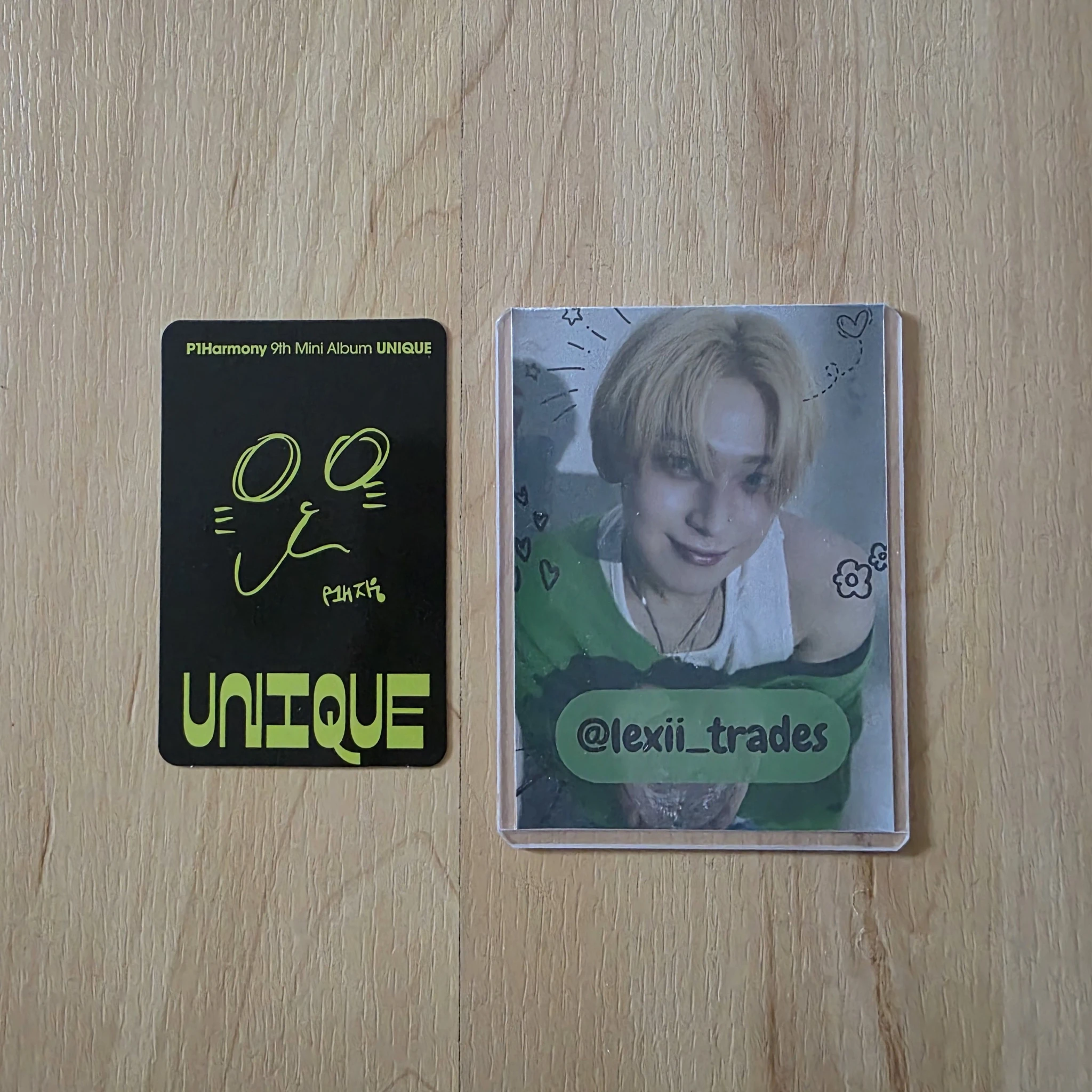 P1Harmony Jiung P1Harmony - Jiung - UNIQUE Album album photocard C version listing photo 2