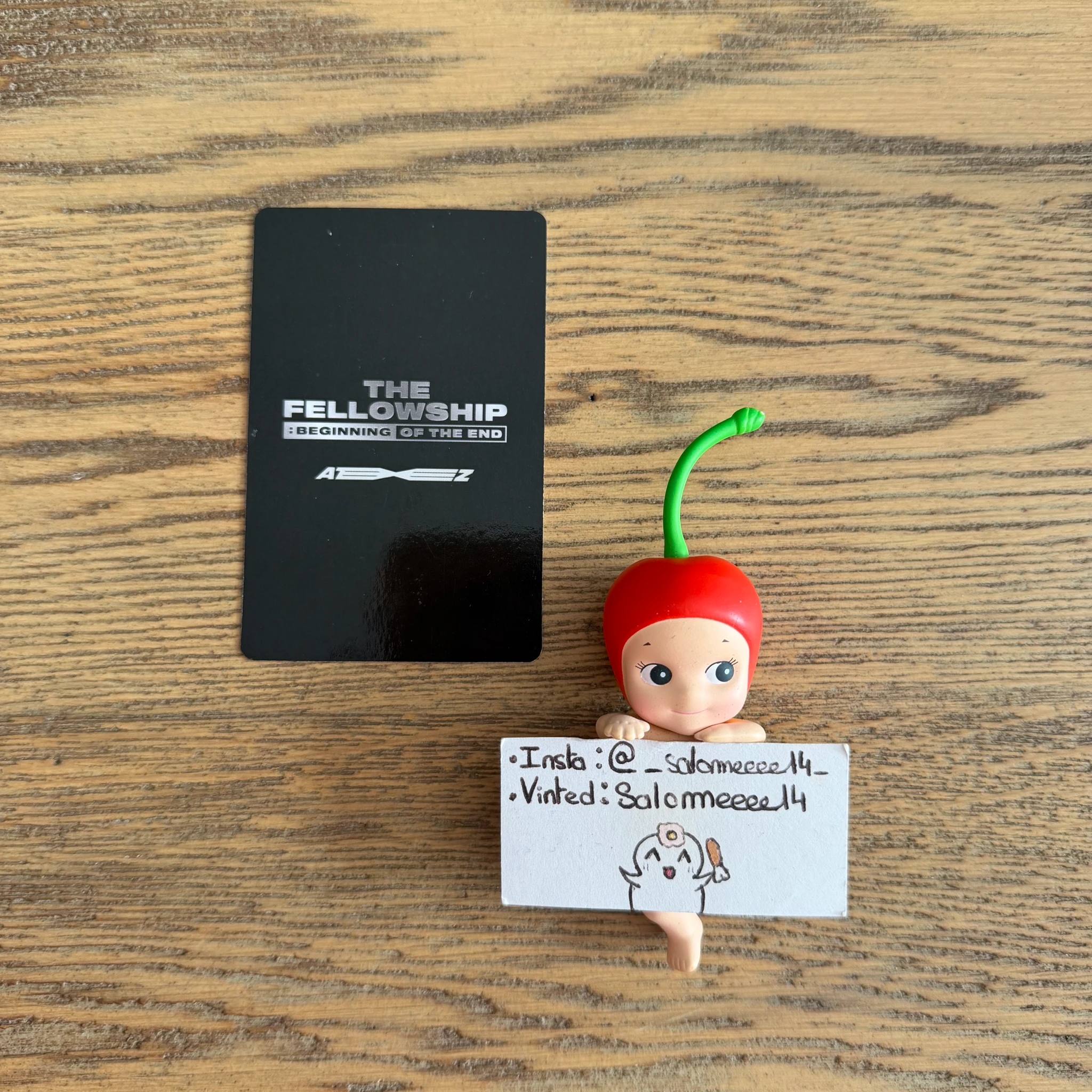 ATEEZ Hongjoong ATEEZ - Hongjoong - The Fellowship: Beginning of the End Event soundcheck photocard set listing photo 2