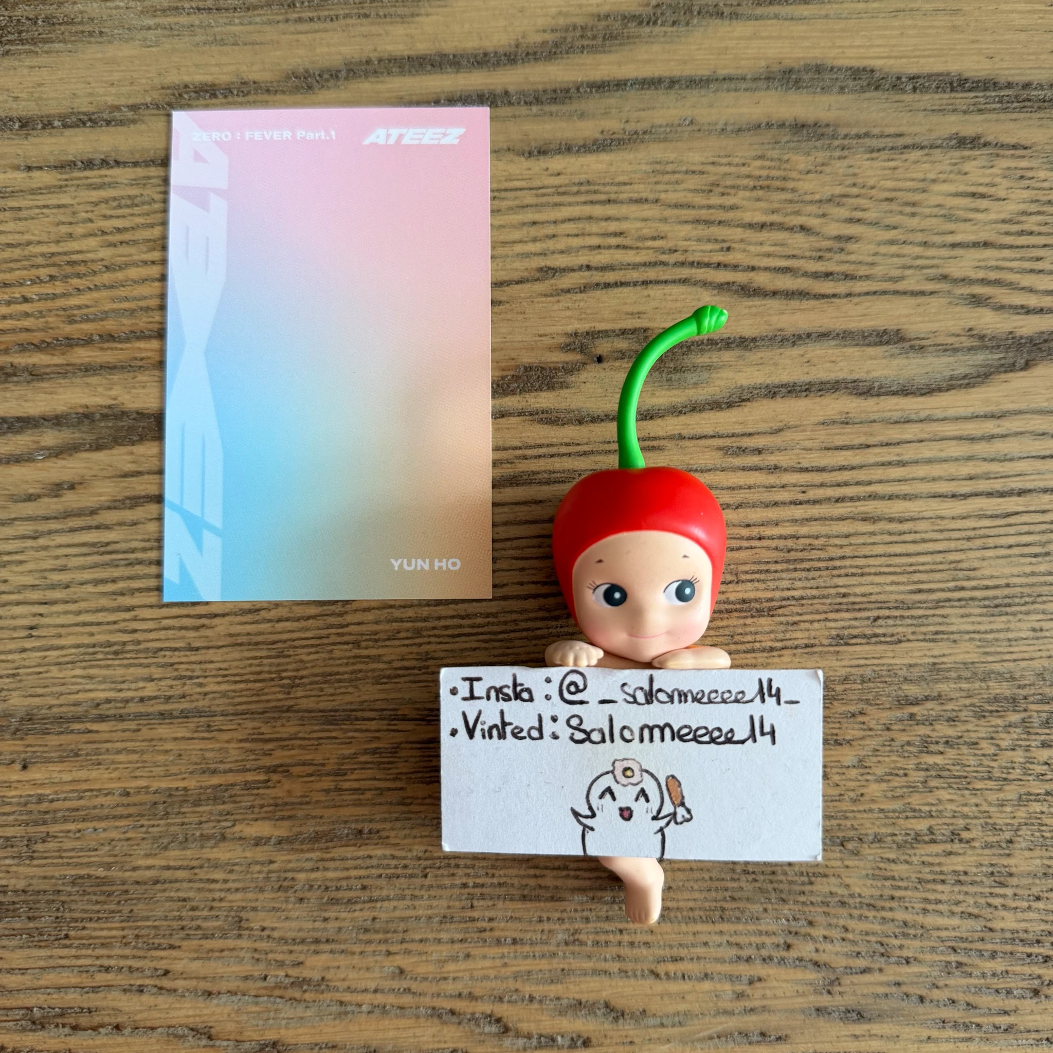 ATEEZ Yunho ATEEZ - Yunho - ZERO : FEVER Part.1 Album mmt fansign listing photo 2