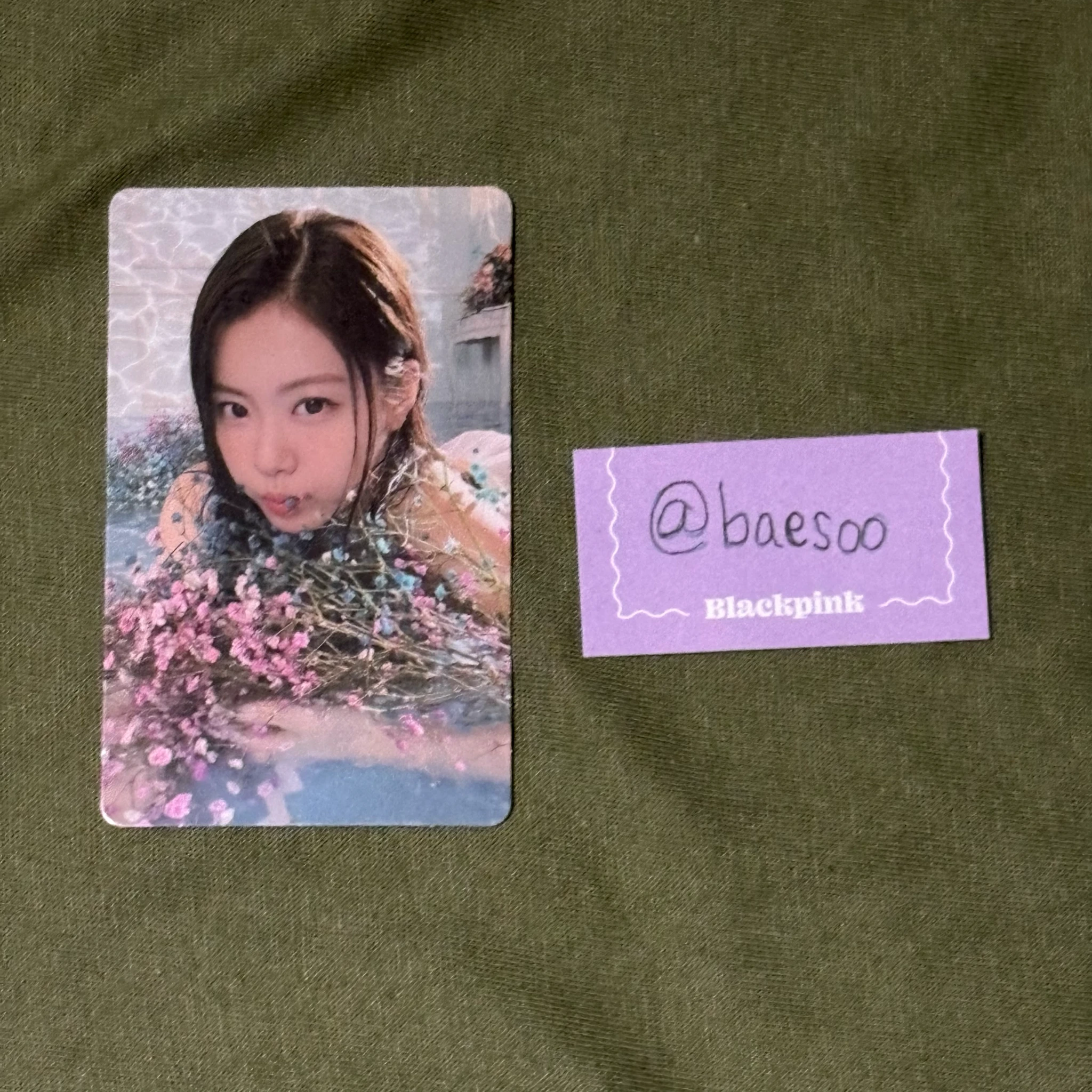 LE SSERAFIM Kim Garam LE SSERAFIM - Kim Garam - FEARLESS Album album photocard blue chypre version listing photo 2