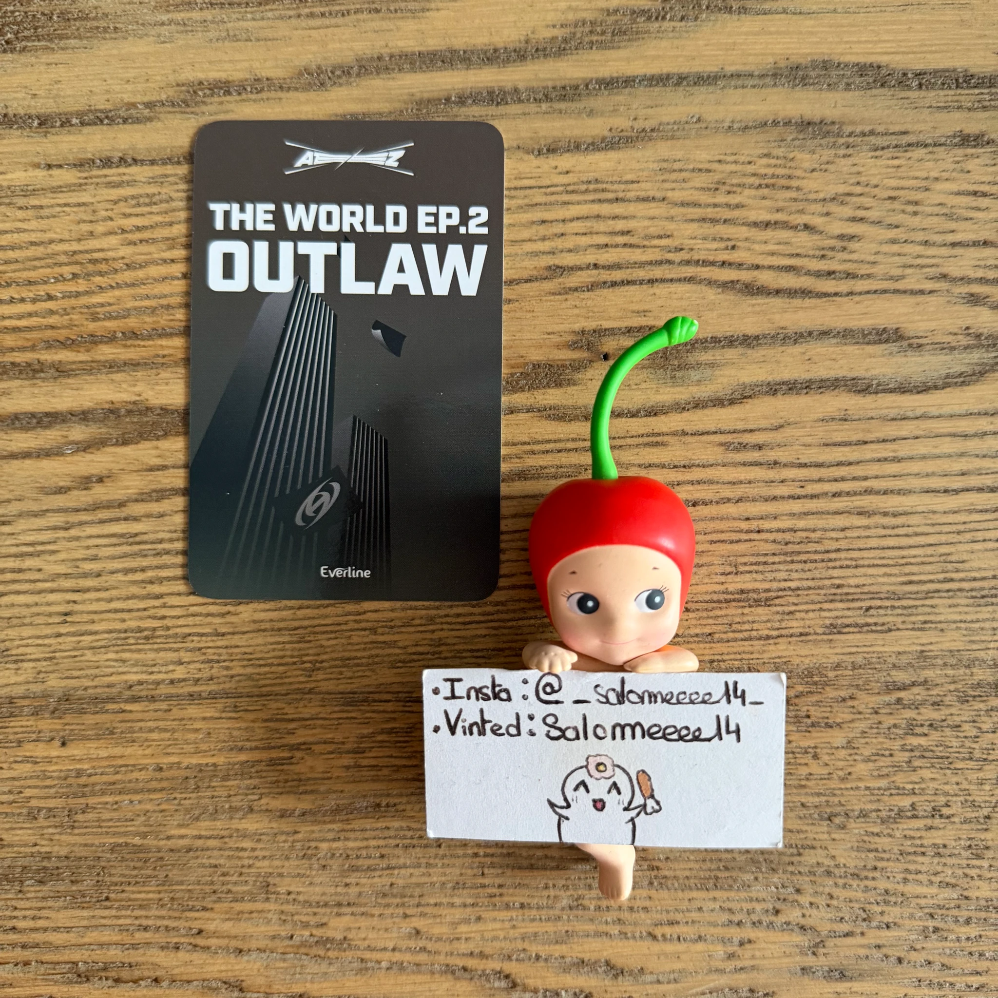 ATEEZ San ATEEZ - San - THE WORLD EP.2 : OUTLAW Album everline round 4 pre-order benefit (pob) listing photo 2