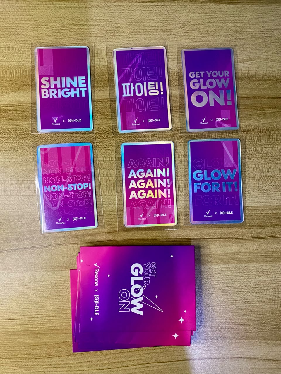 i-dle Shuhua i-dle - Shuhua - #GLOWFORIT, I-dle x Rexona Other brand collaboration holographic (hologram) listing photo 2