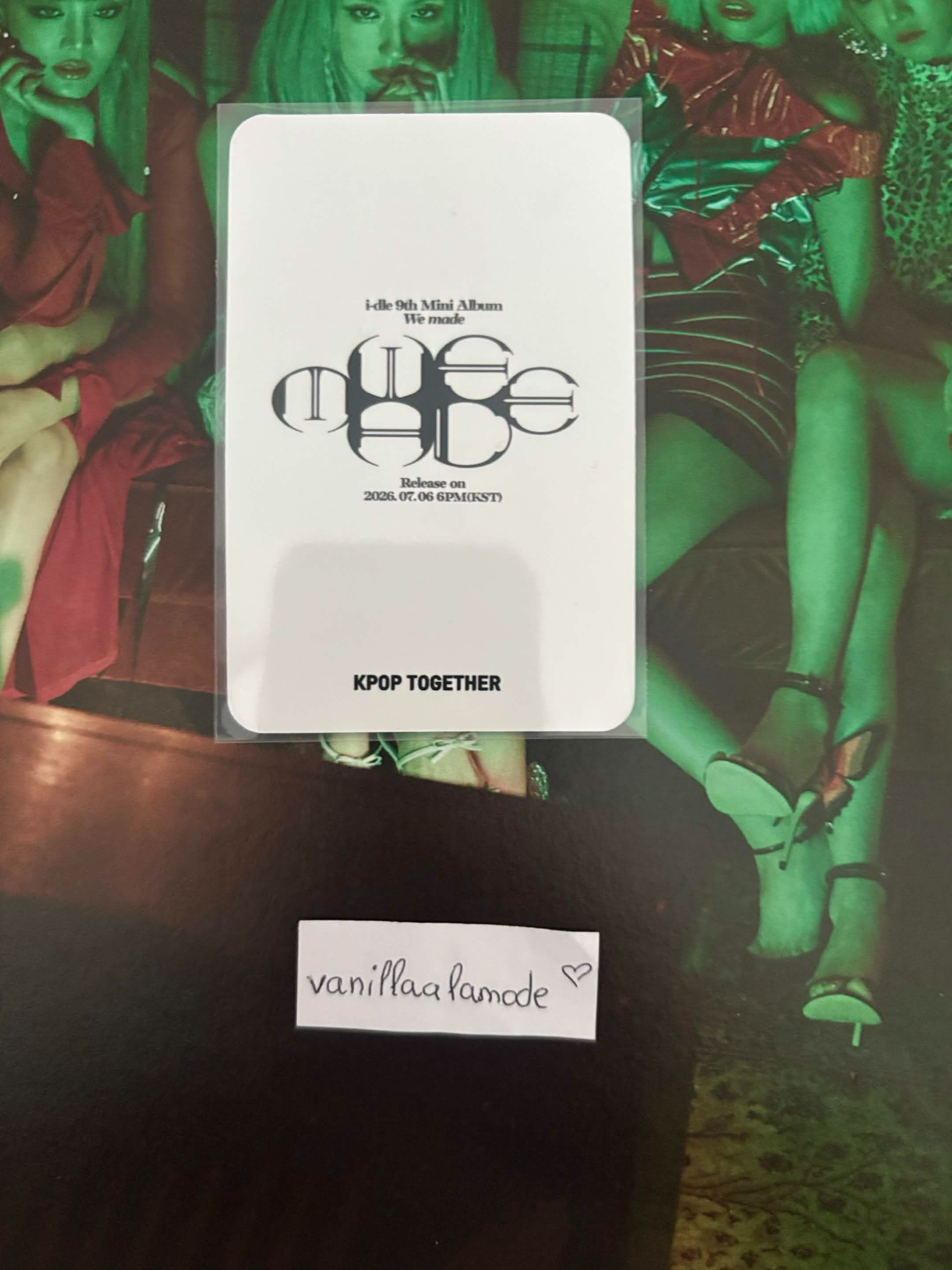 i-dle Soyeon i-dle - Soyeon - We made Album pob (pre-order benefit) kpop together B version listing photo 2