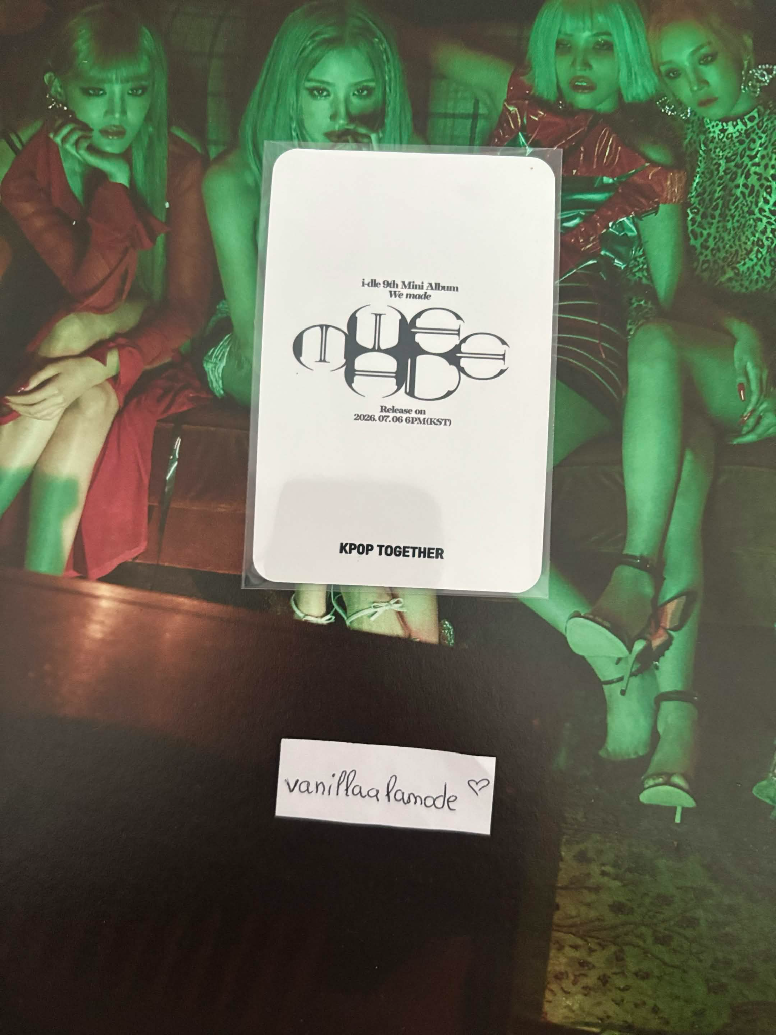 i-dle Soyeon i-dle - Soyeon - We made Album pob (pre-order benefit) kpop together B version listing photo 2