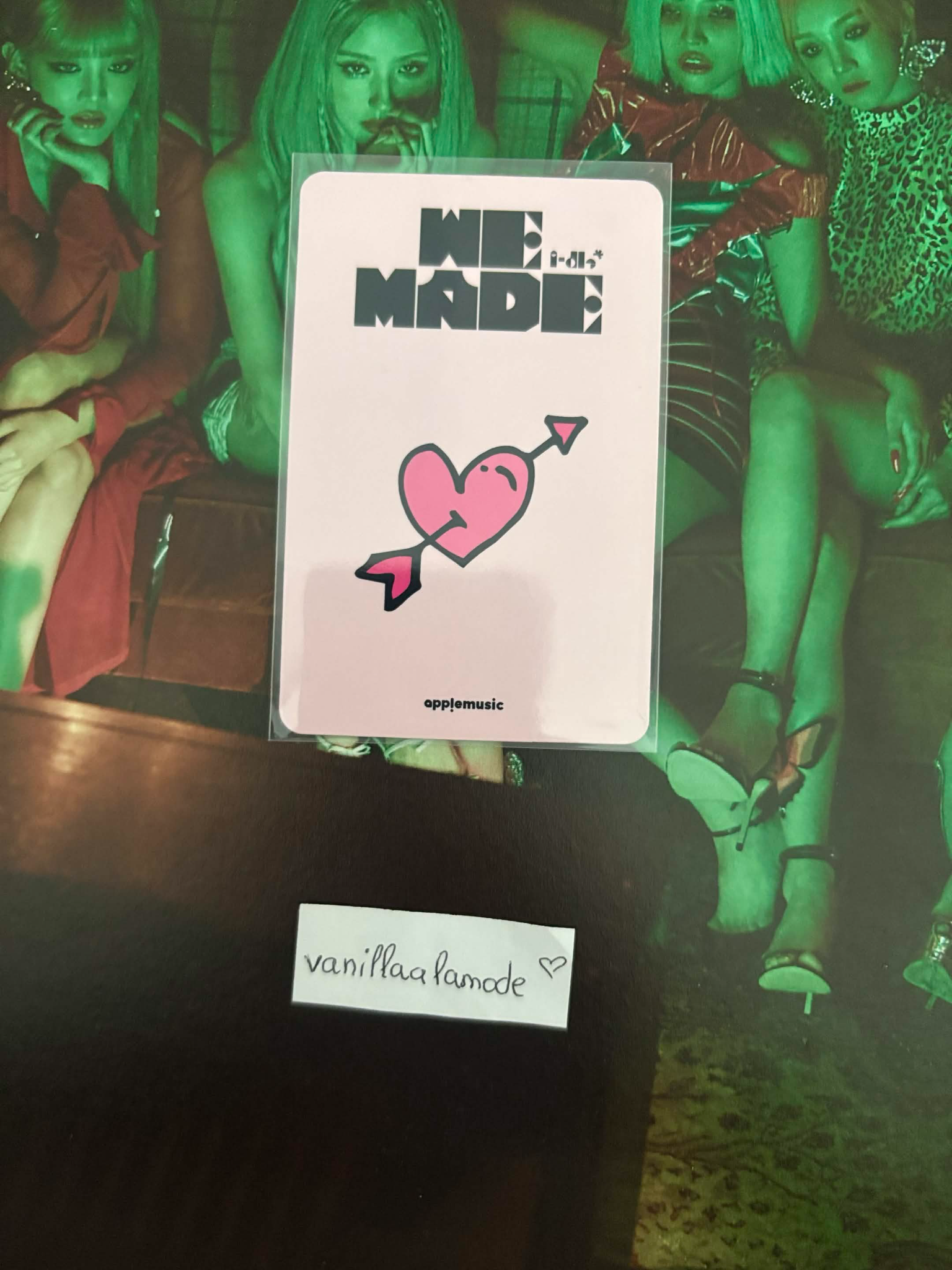 i-dle Soyeon i-dle - Soyeon - We made Album pob (pre-order benefit) apple music crow version listing photo 2