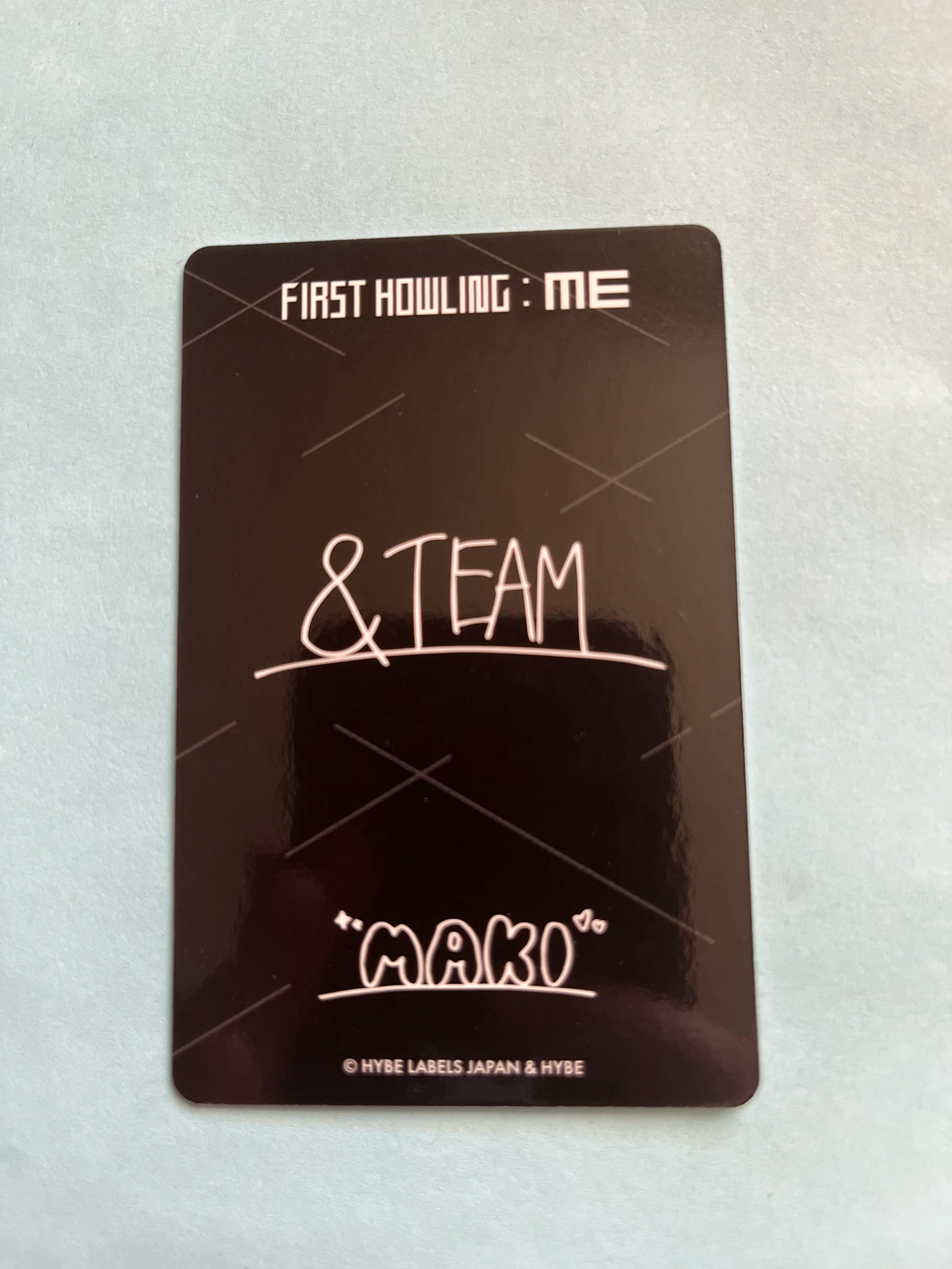 &TEAM Maki &TEAM - Maki - First Howling : ME EP Album pop-up exclusive D version listing photo 2