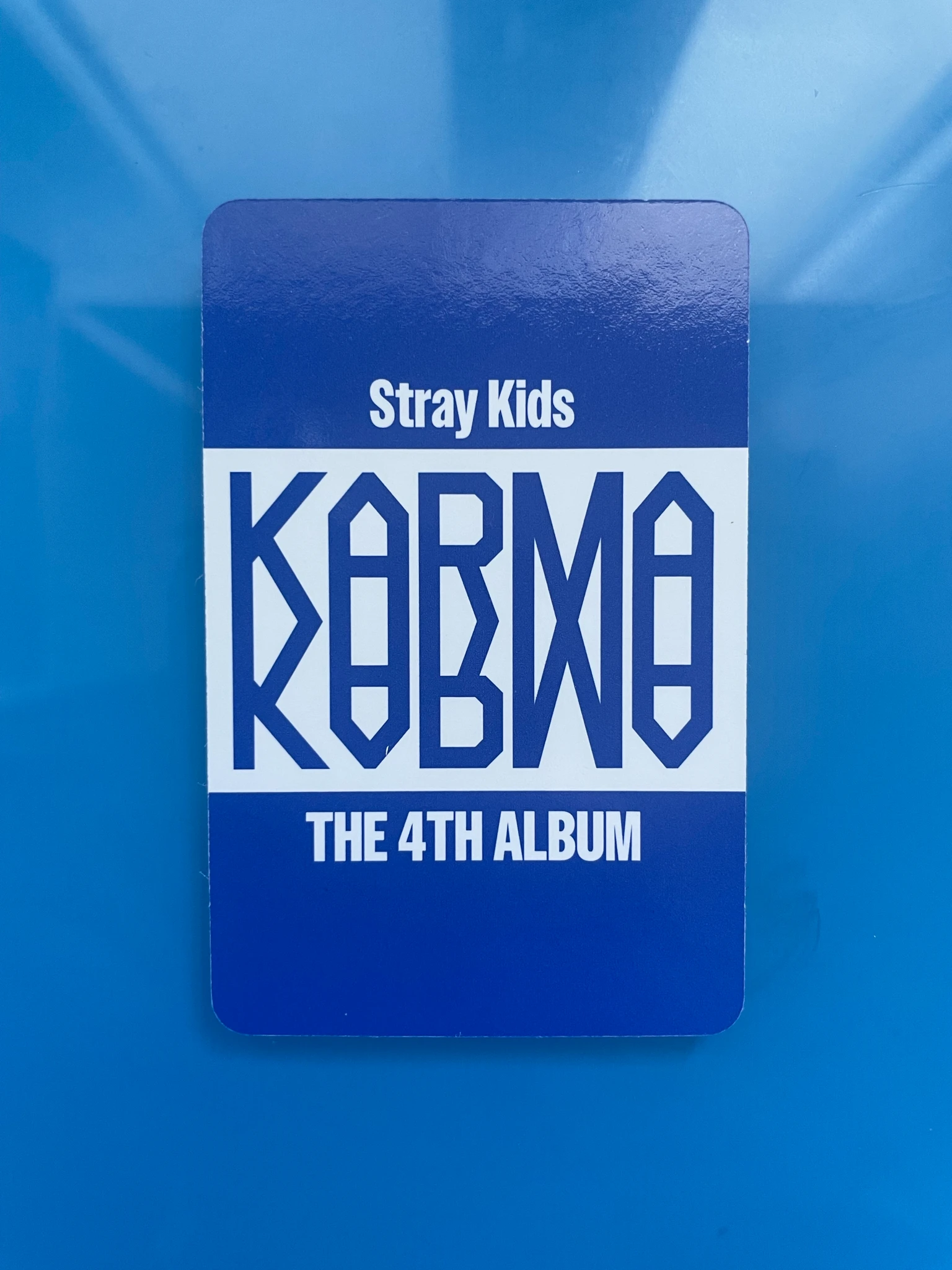Stray Kids Bang Chan Stray Kids - Bang Chan - KARMA Album album photocard accordion version listing photo 2