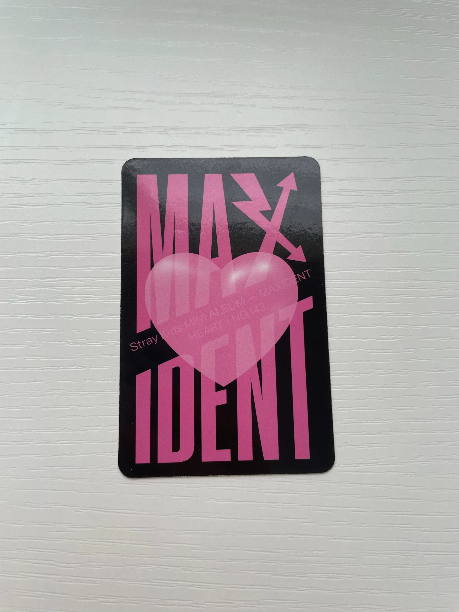 Stray Kids Changbin Stray Kids - Changbin - Maxident Album heart ver. listing photo 2