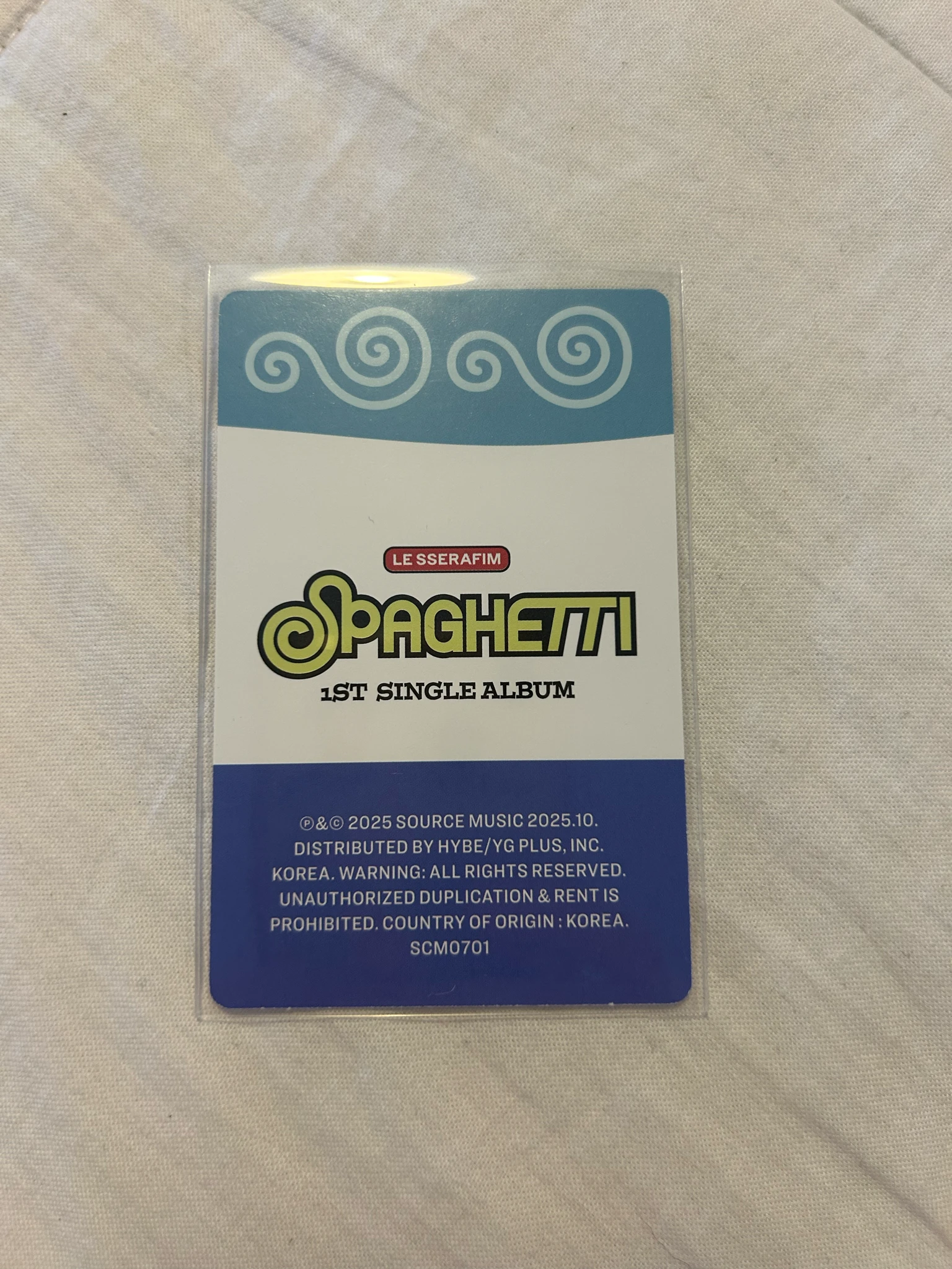 LE SSERAFIM Sakura LE SSERAFIM - Sakura - SPAGHETTI Album album photocard stress ball listing photo 2