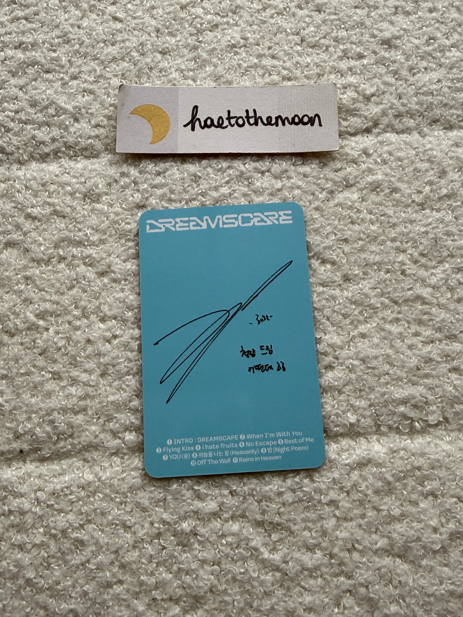NCT DREAM Haechan NCT DREAM - Haechan - Dreamscape Album vertical flip ver. listing photo 2
