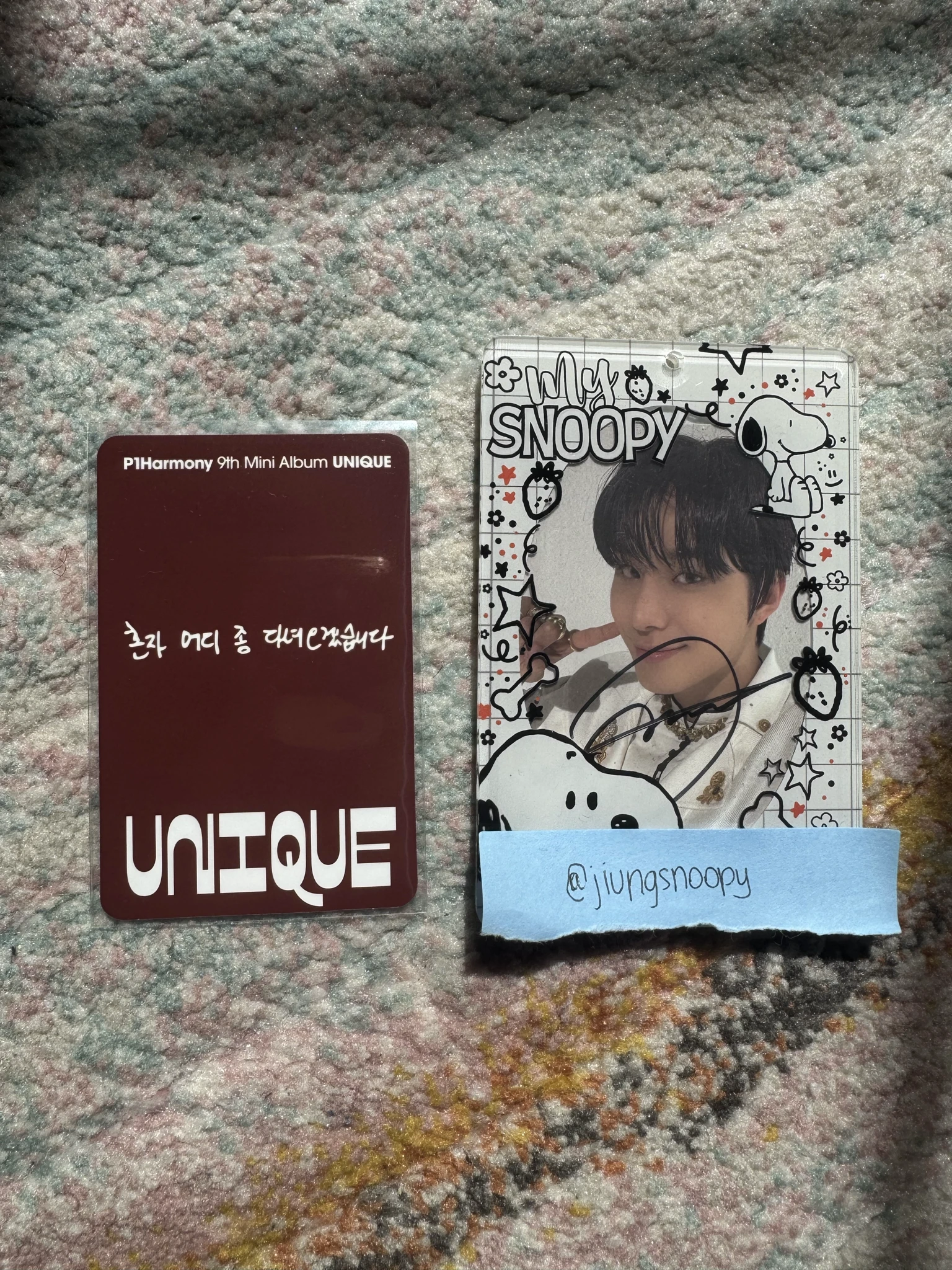 P1Harmony Jiung P1Harmony - Jiung - UNIQUE Album album photocard listing photo 2