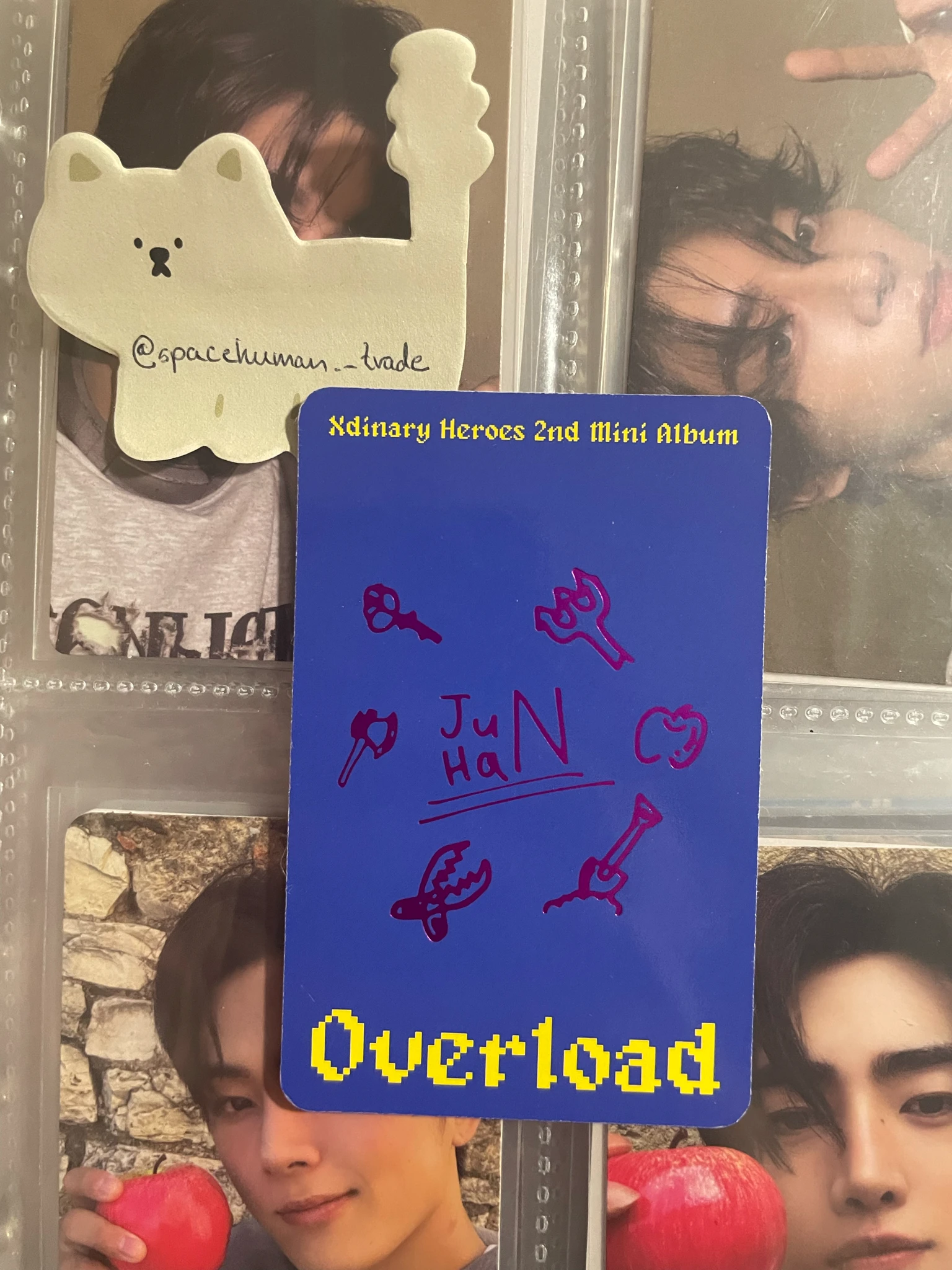 Xdinary Heroes Jun Han Xdinary Heroes - Jun Han - Overload Album album photocard random photocard listing photo 2