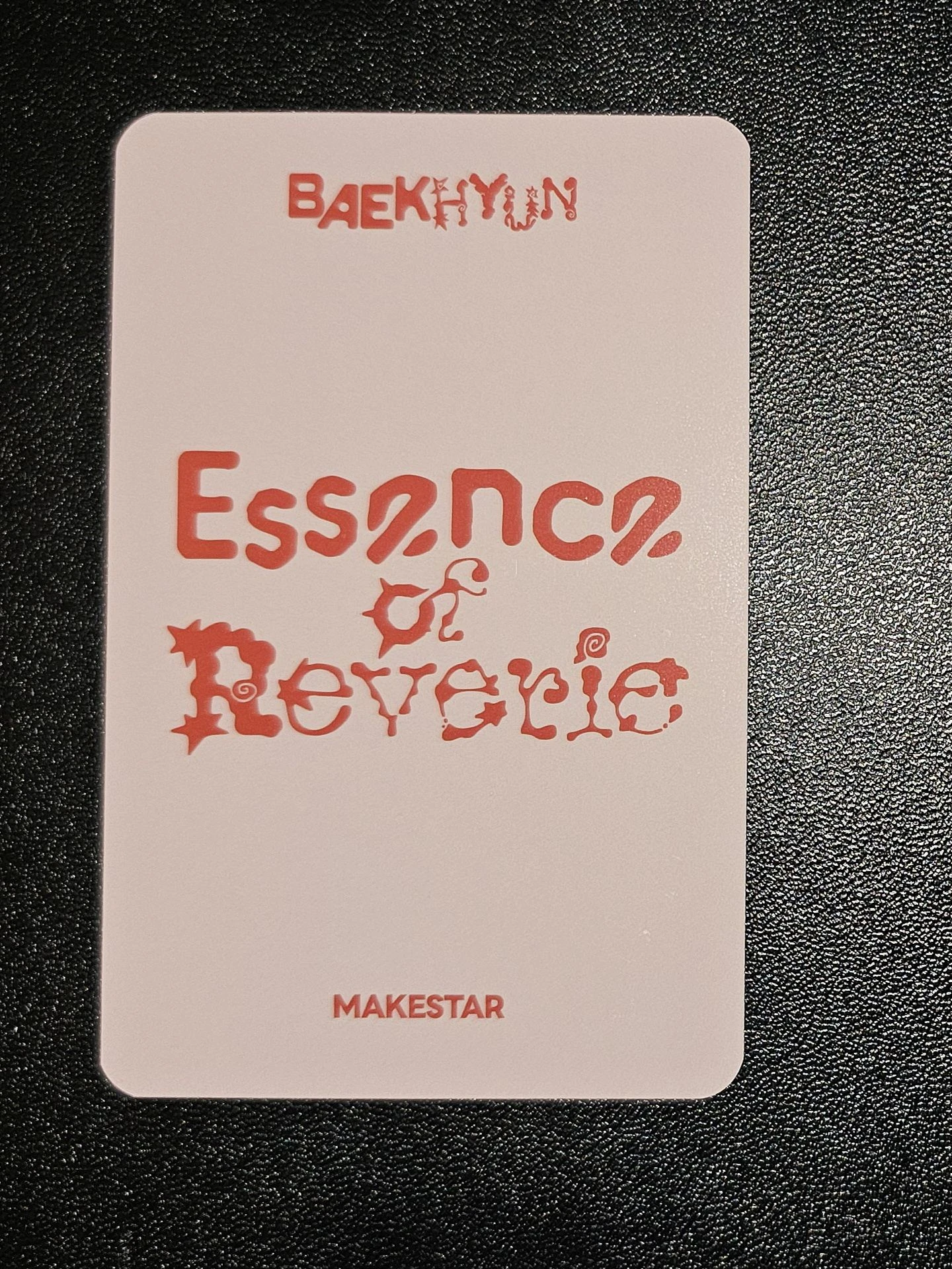 EXO Baekhyun EXO - Baekhyun - Essence of Reverie Album pob (pre-order benefit) makestar listing photo 2
