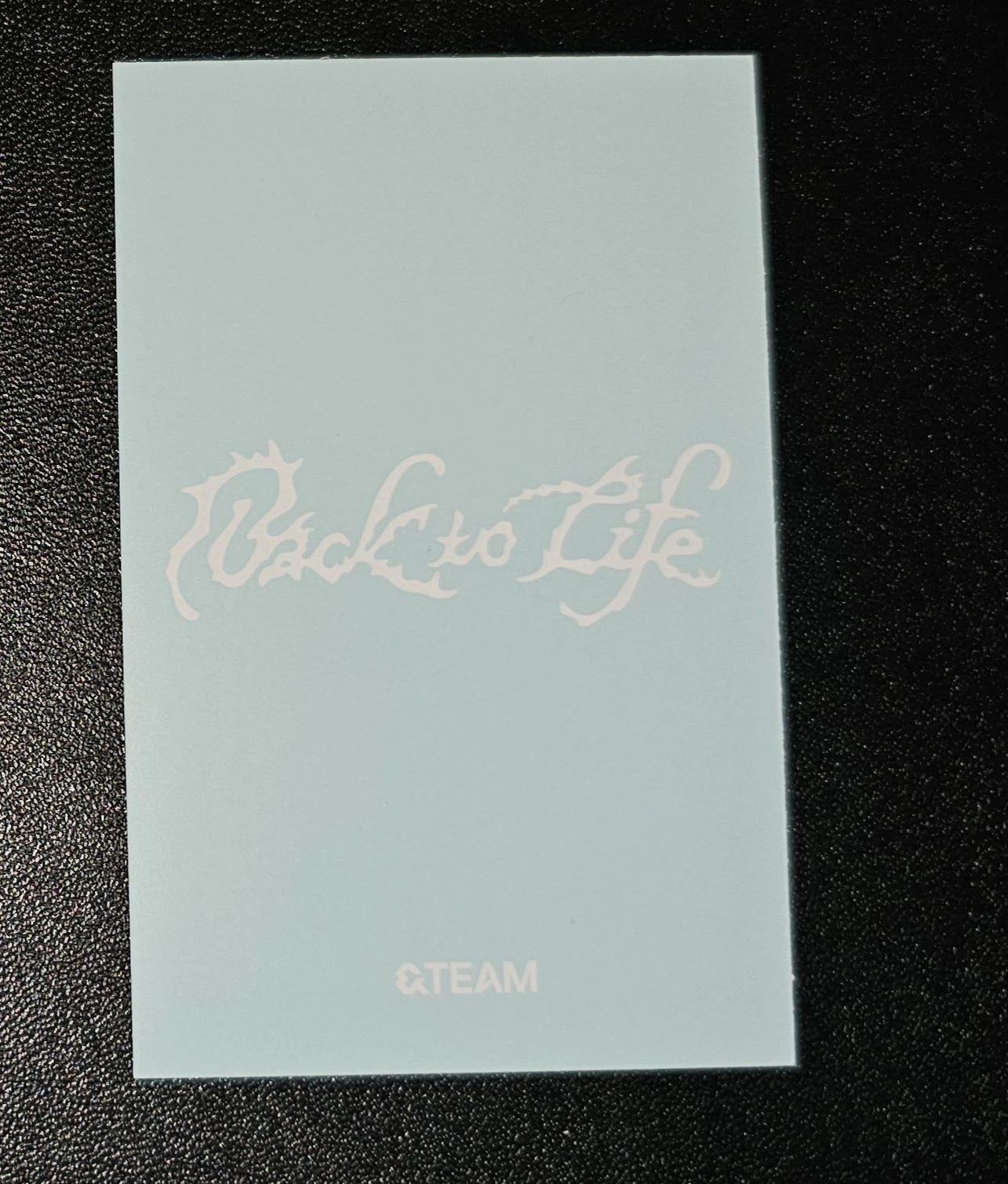 &TEAM Jo &TEAM - Jo - Back to Life  Album album photocard Mini CD-R ver instant photo listing photo 2