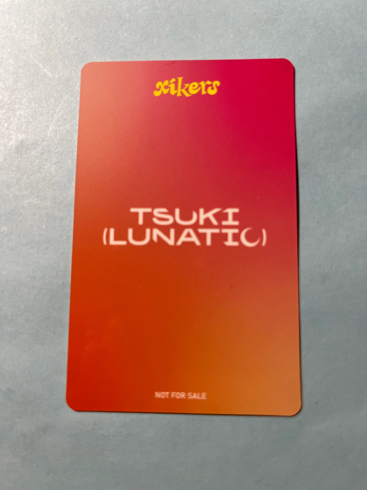 xikers Jinsik xikers - Jinsik - Tsuki (Lunatic) Album jpfc (japan fanclub) listing photo 2