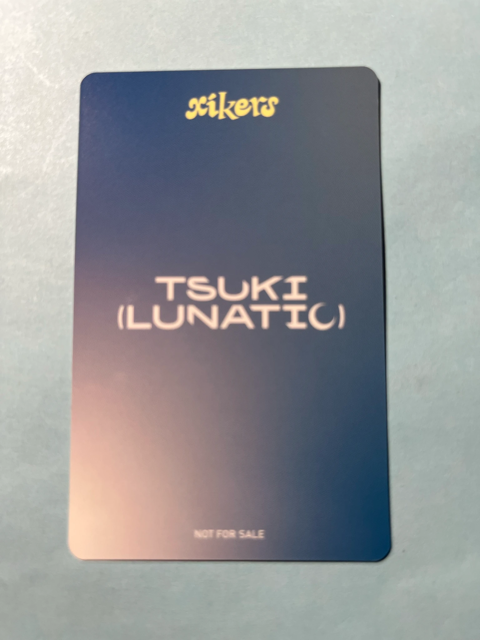 xikers Jinsik xikers - Jinsik - Tsuki (Lunatic) Album jpfc (japan fanclub) listing photo 2
