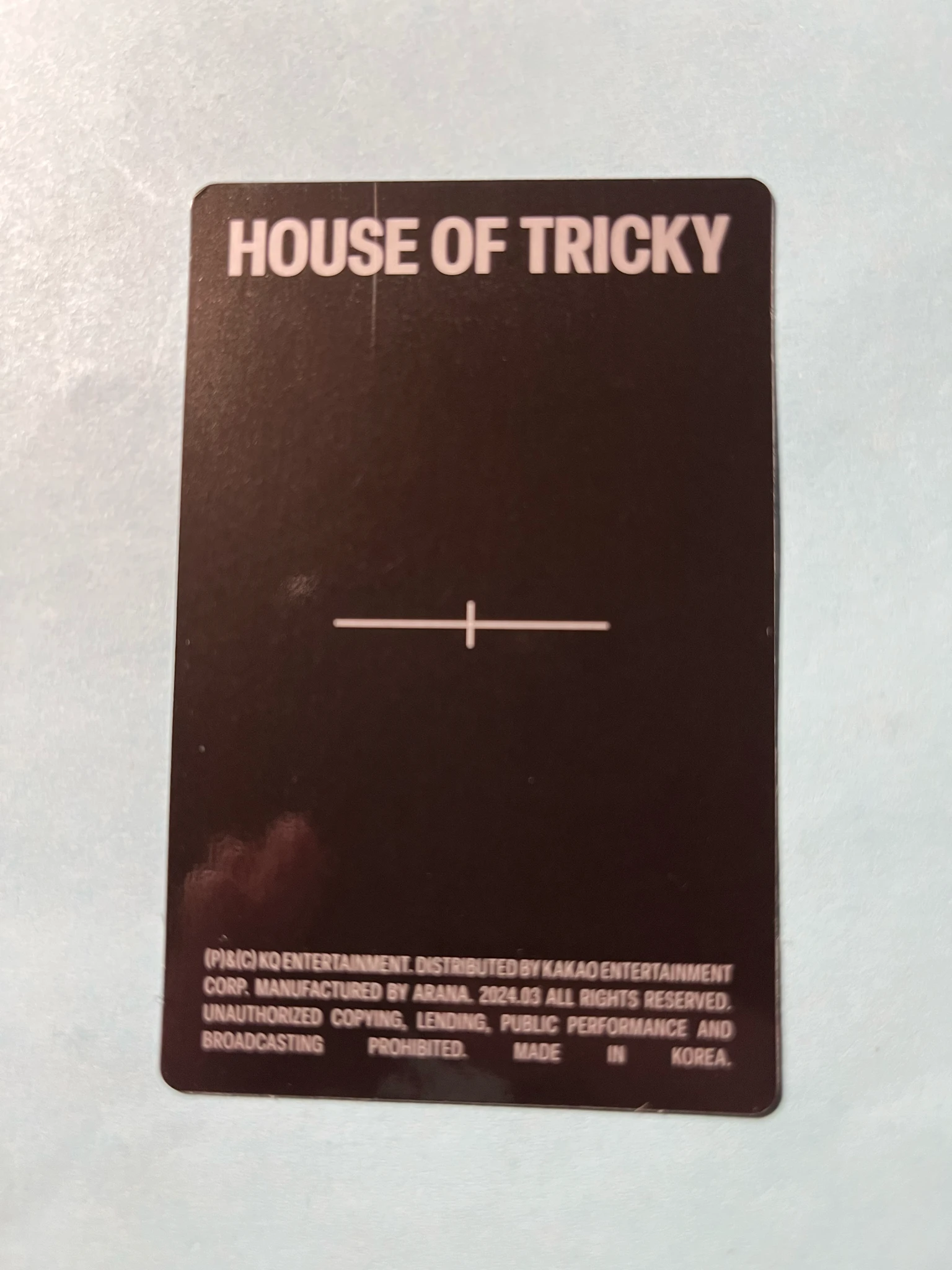 xikers Junmin xikers - Junmin - HOUSE OF TRICKY : Trial And Error Album album photocard tricky version listing photo 2