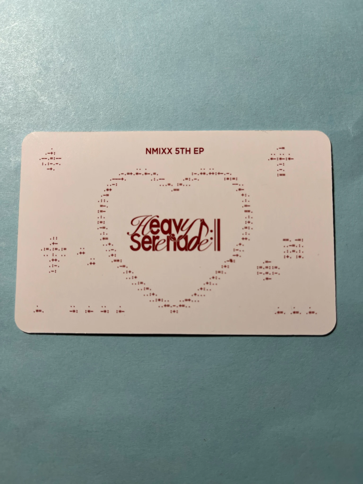 NMIXX NMIXX - Bae & Jiwoo & Kyujin - Heavy Serenade Album album photocard heavy version unit photocard horizontal listing photo 2