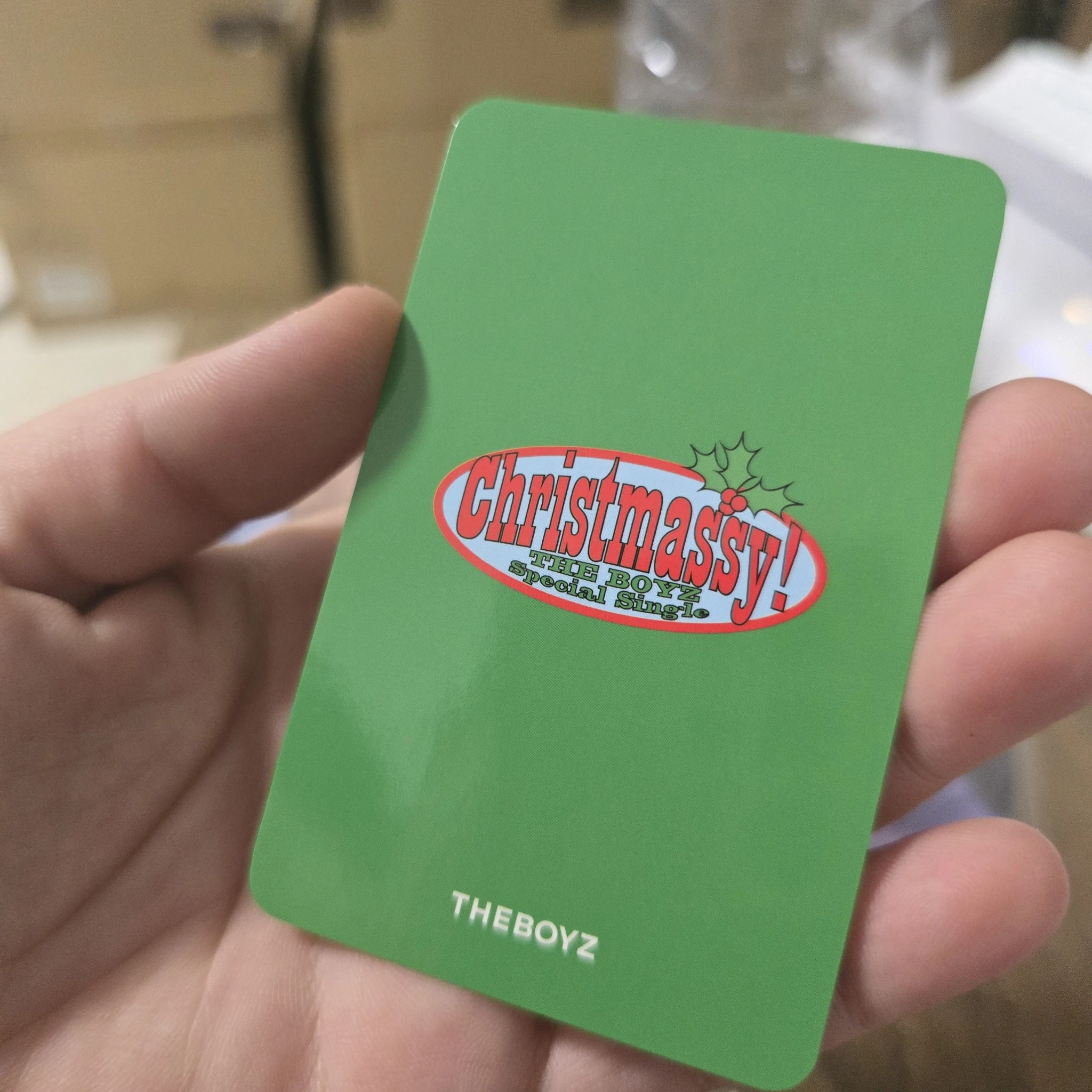 THE BOYZ Kevin THE BOYZ - Kevin - Christmassy! Album merch photocard photocard set sticker set listing photo 2