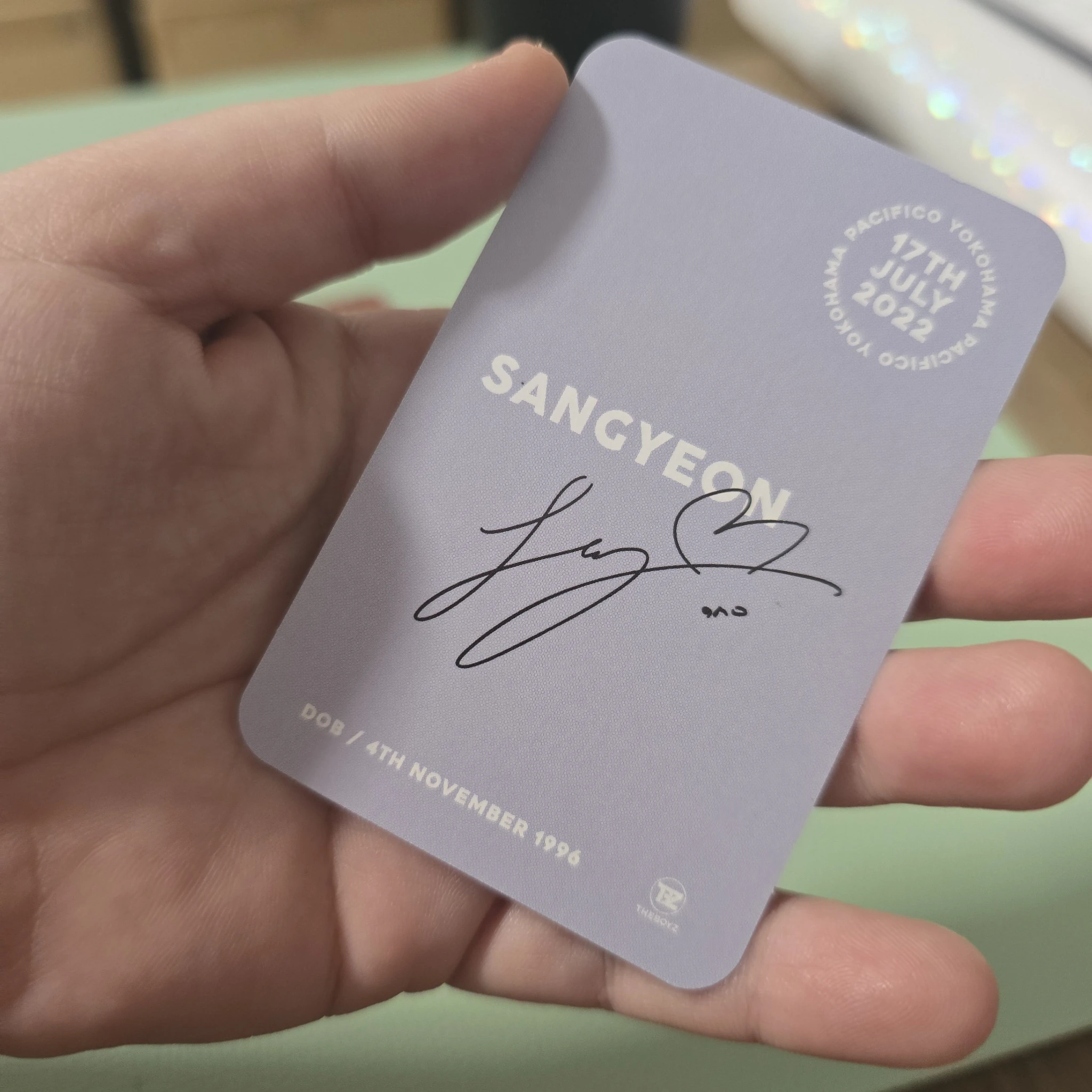 THE BOYZ Sangyeon THE BOYZ - Sangyeon - She's the Boss Album fansign listing photo 2