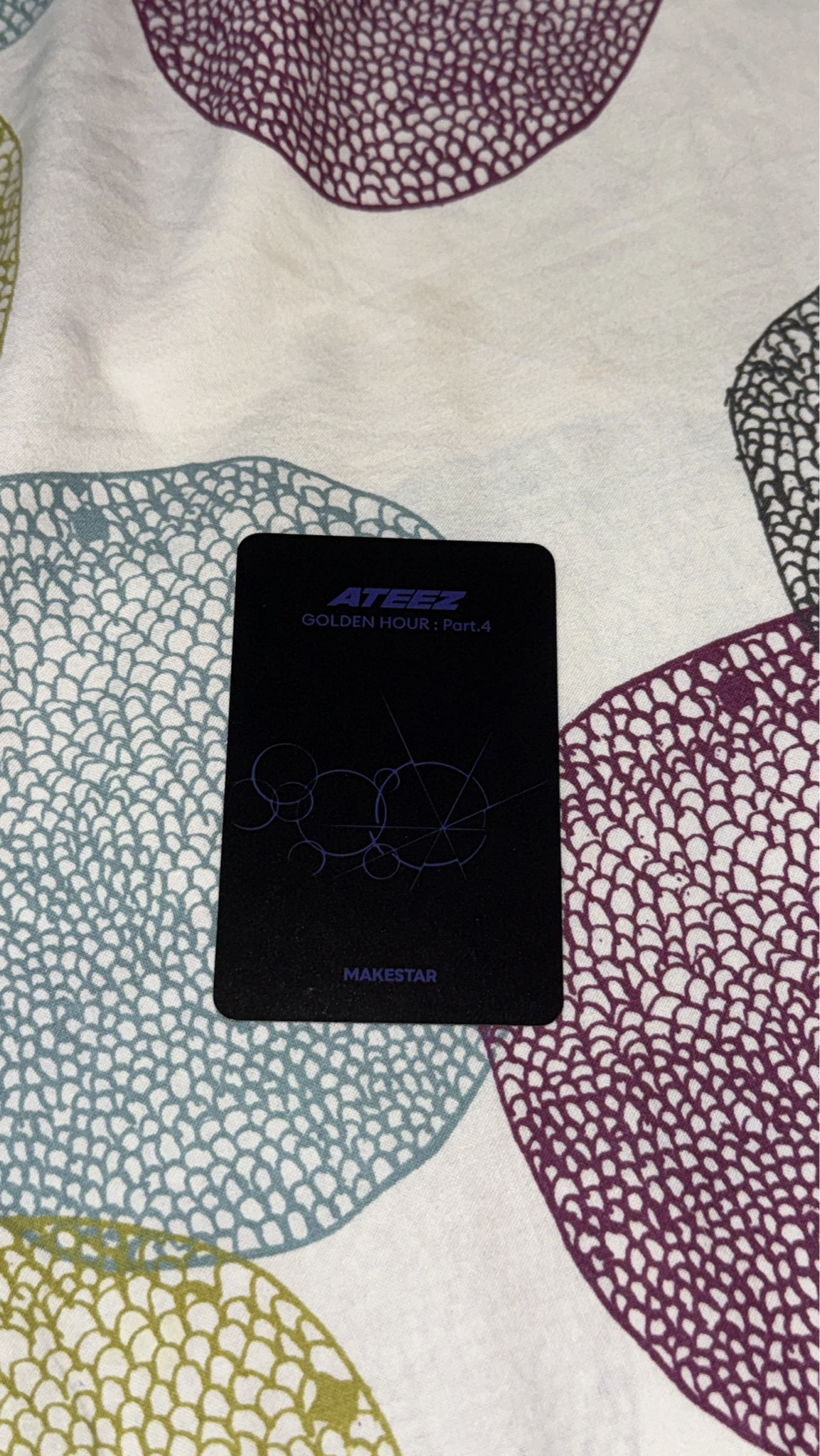 ATEEZ Yunho ATEEZ - Yunho - Golden Hour : Part.4 Album makestar fansign round 4 listing photo 2