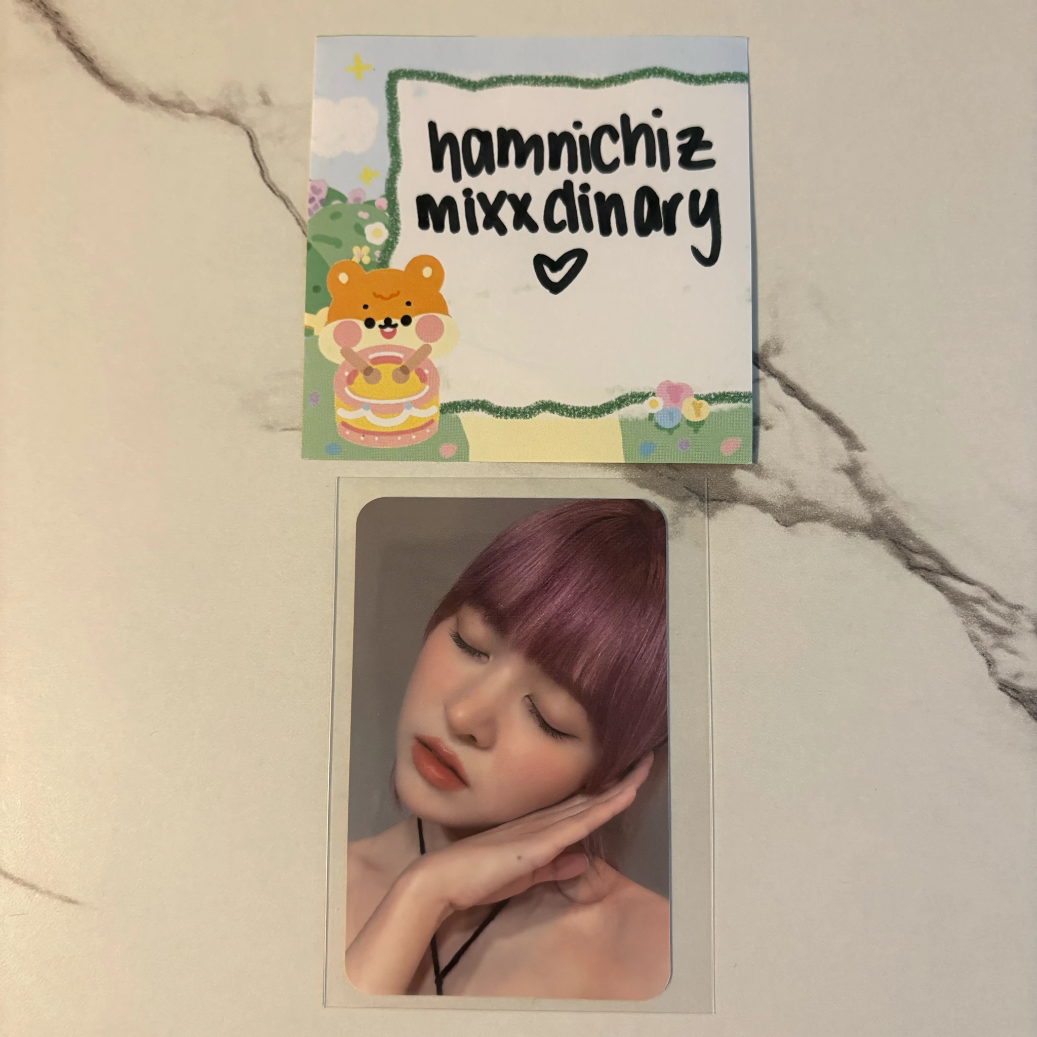 NMIXX Lily NMIXX - Lily - A Midsummer’s NMIXX’s Dream Album jyp shop fansign round 2 double-sided listing photo 2