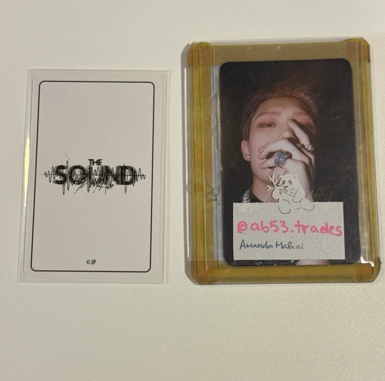 Stray Kids Changbin Stray Kids - Changbin - The Sound Album merch photocard polaroid item set A version pop-up white day shibuya109 listing photo 2
