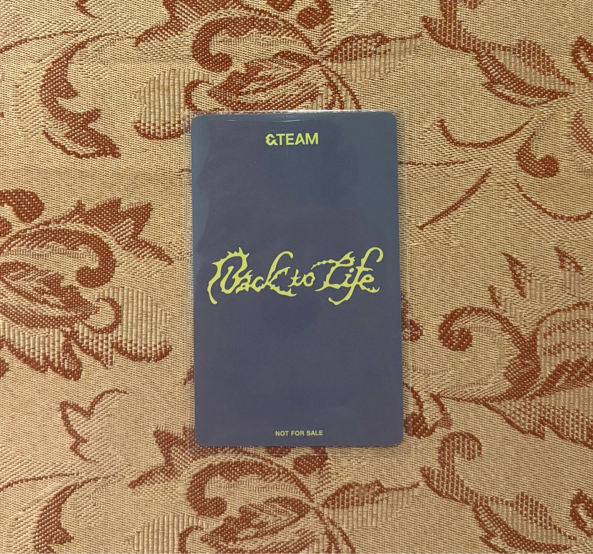 &TEAM Maki &TEAM - Maki - Back to Life  Album ums japan (universal music store) lucky draw (LD) round 2 listing photo 2
