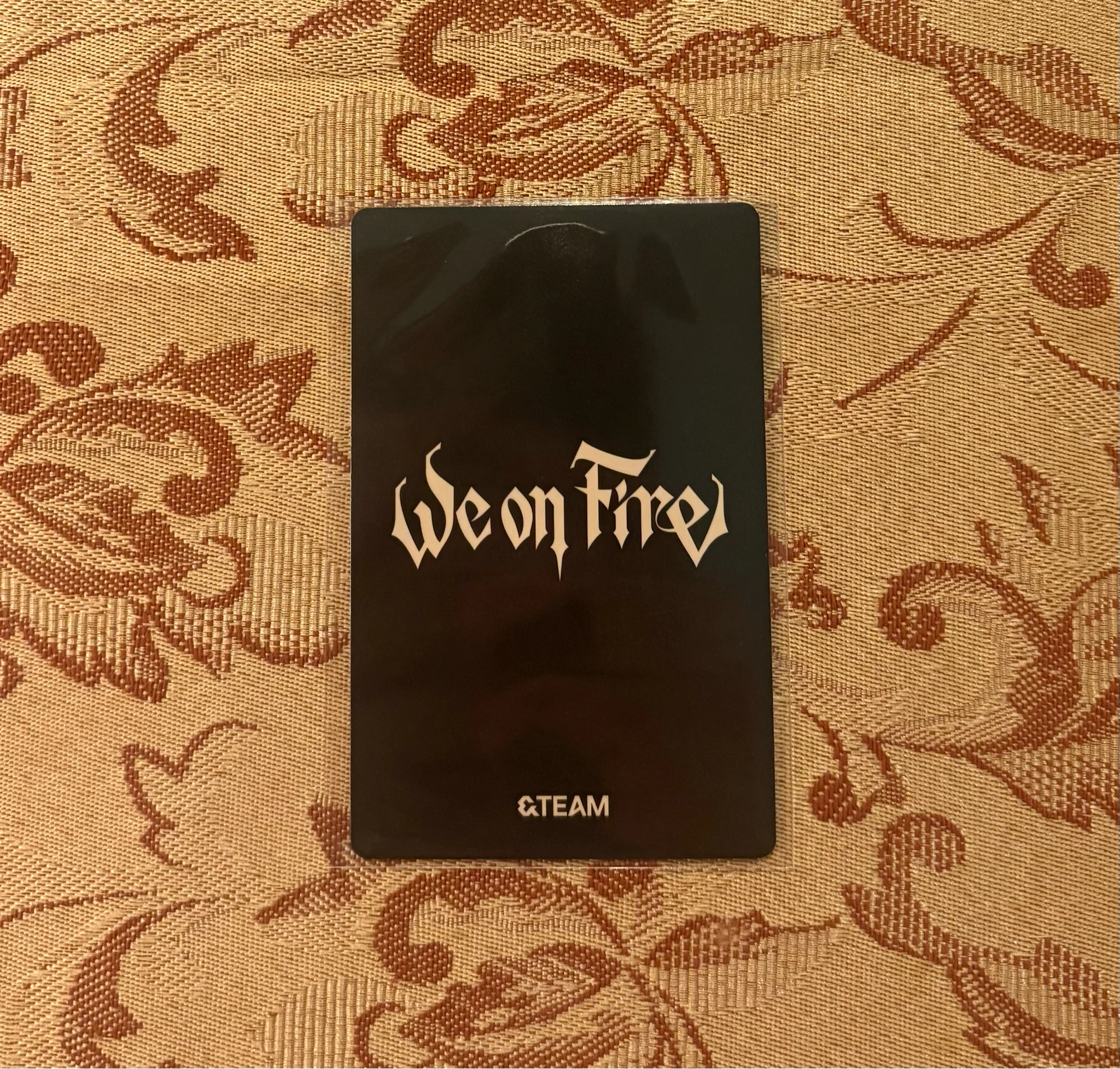 &TEAM Fuma &TEAM - We on Fire  Album album photocard standard version listing photo 2