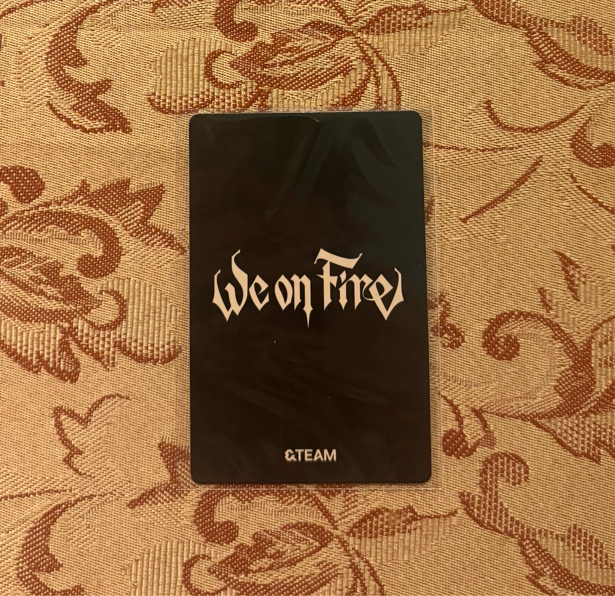 &TEAM Maki &TEAM - We on Fire Album album photocard standard version listing photo 2
