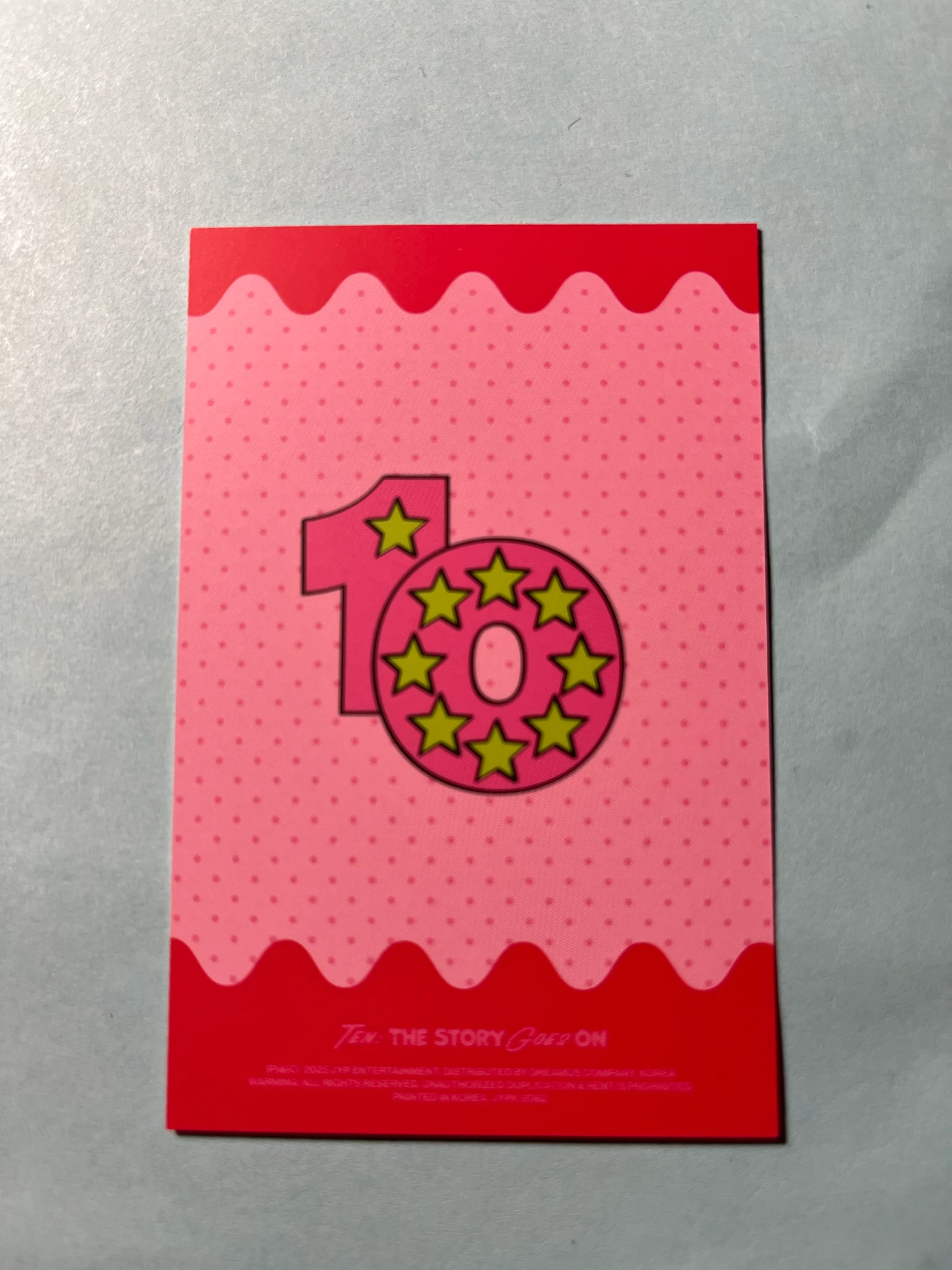 TWICE Nayeon TWICE - Nayeon - TEN: The Story Goes On Album nemo version album photocard listing photo 2