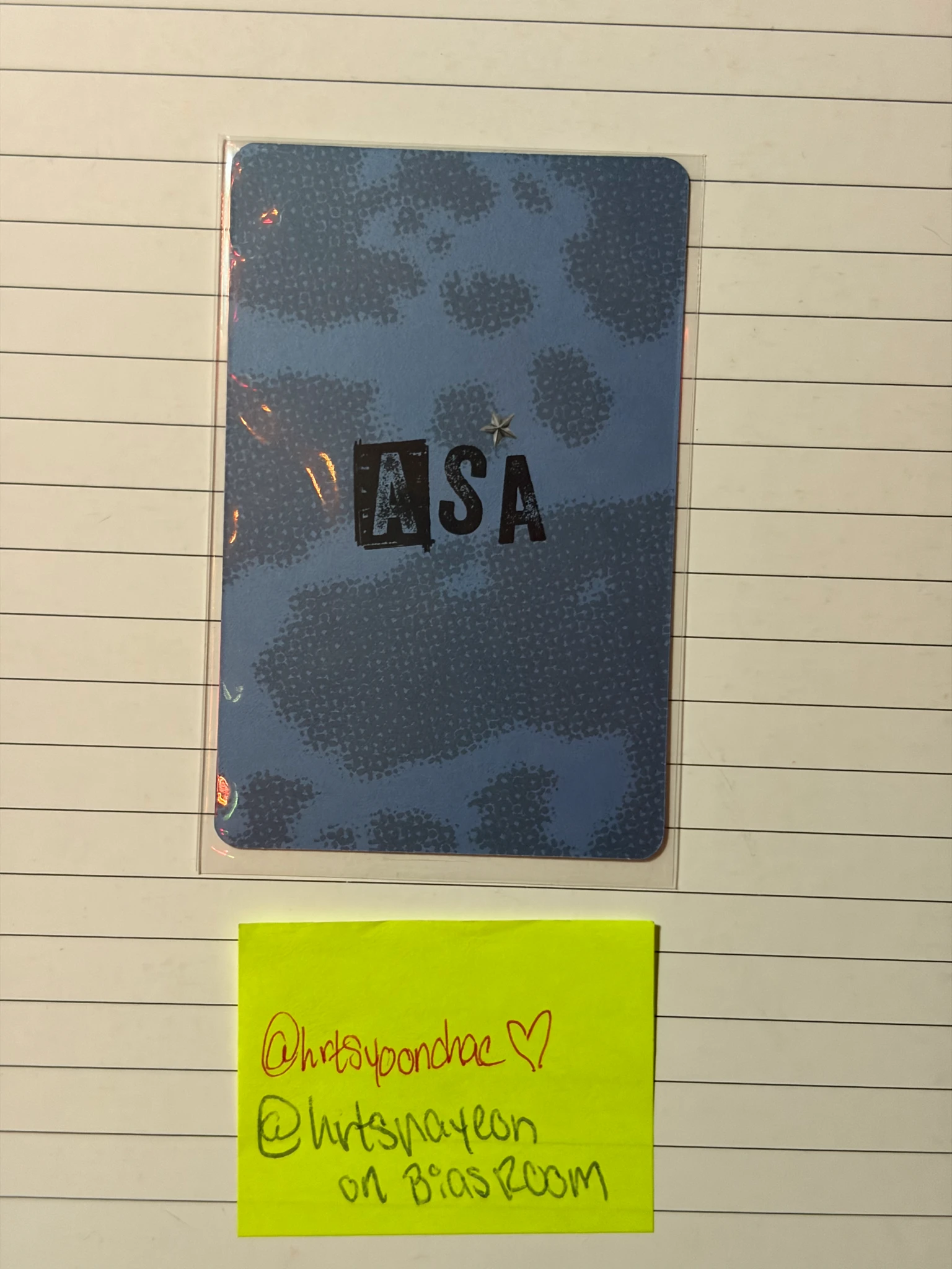 BABYMONSTER Asa BABYMONSTER - Asa - WE GO UP Album pattern version album photocard listing photo 2