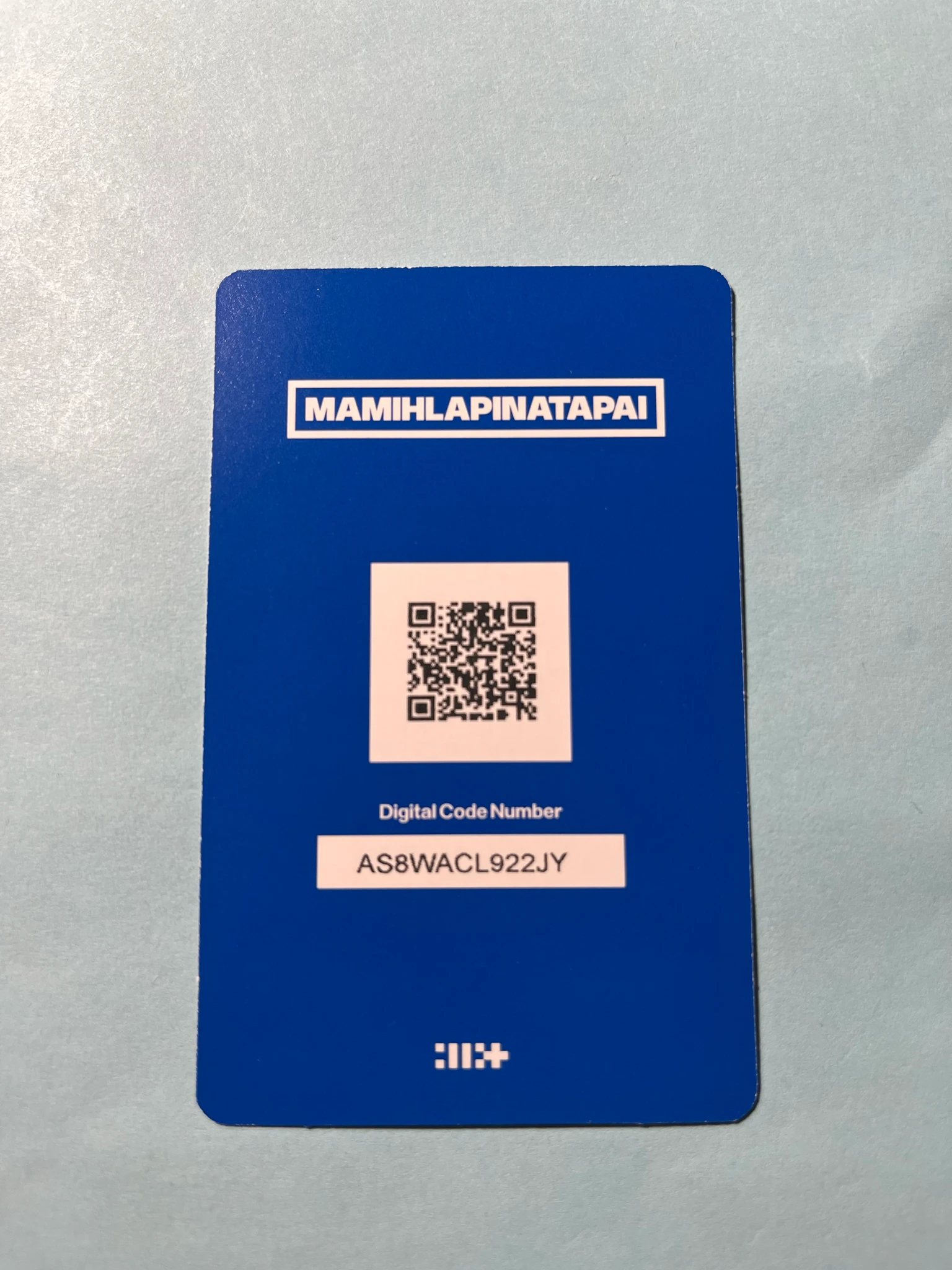 ILLIT ILLIT - MAMIHLAPINATAPAI Album album photocard weverse album version qr card listing photo 2