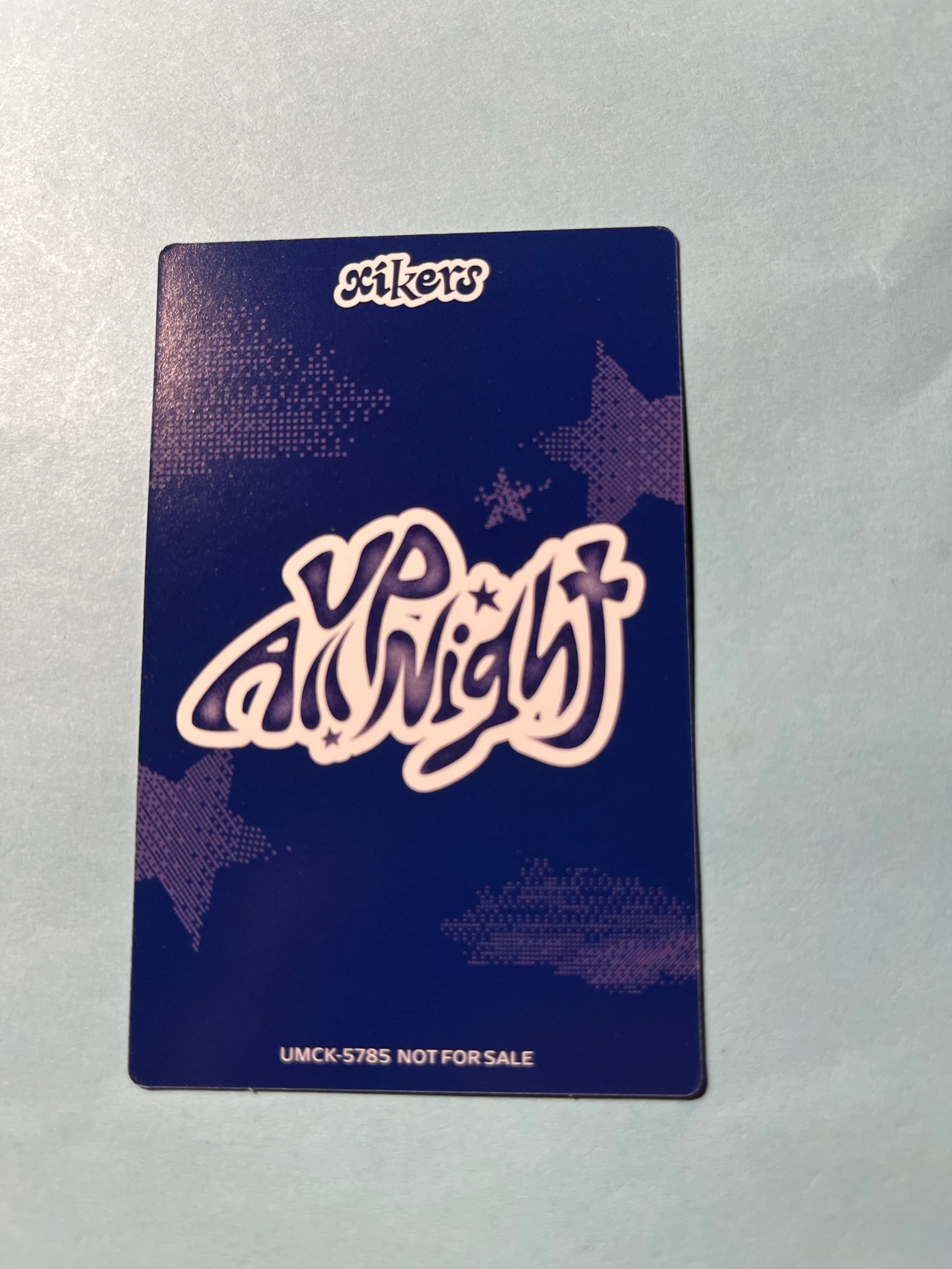 xikers Junmin xikers - Junmin - Up All Night Album album photocard A version listing photo 2