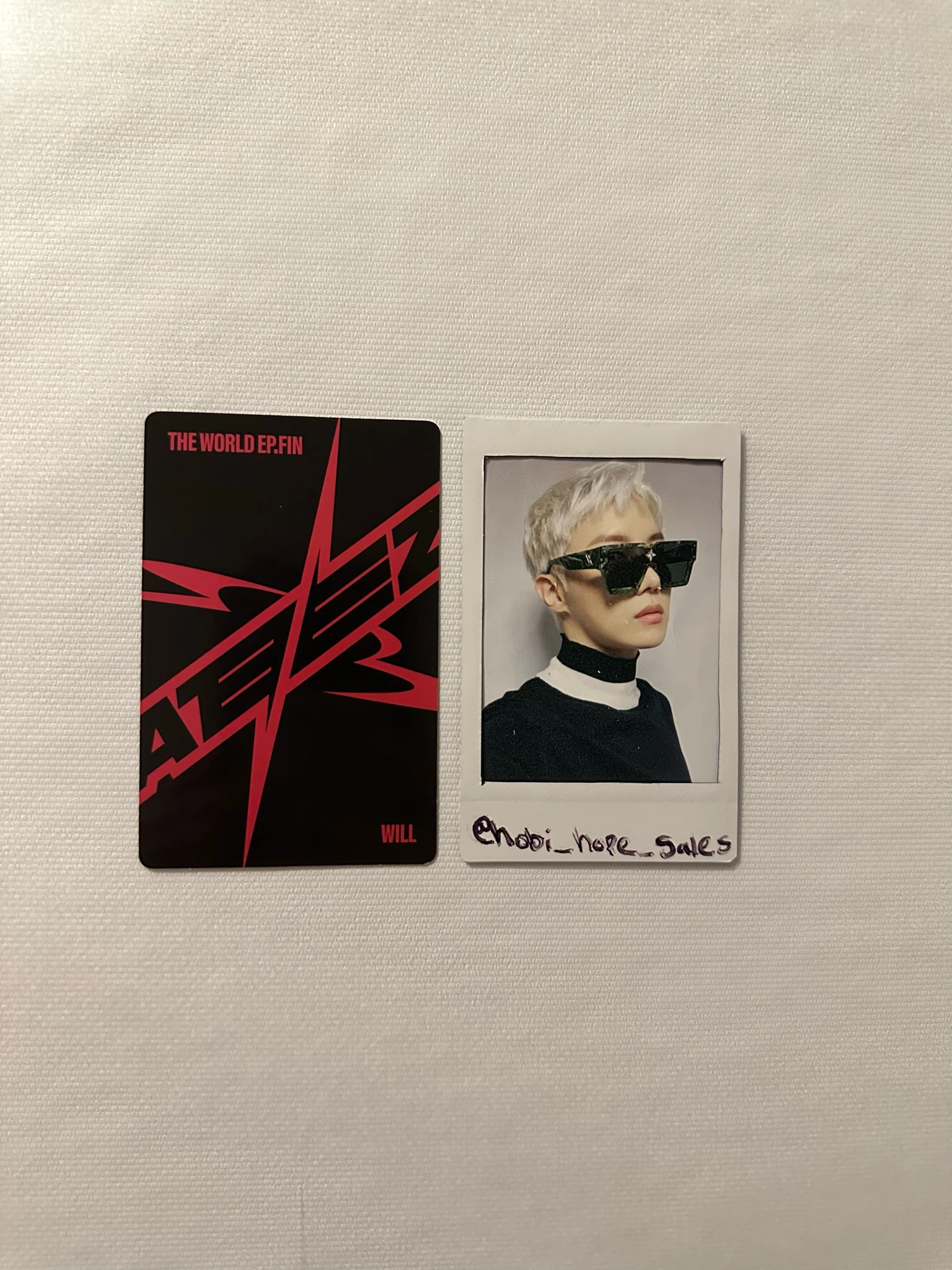 ATEEZ Yeosang ATEEZ - Yeosang - THE WORLD EP.FIN : WILL Album version 1 album photocard diary version listing photo 2