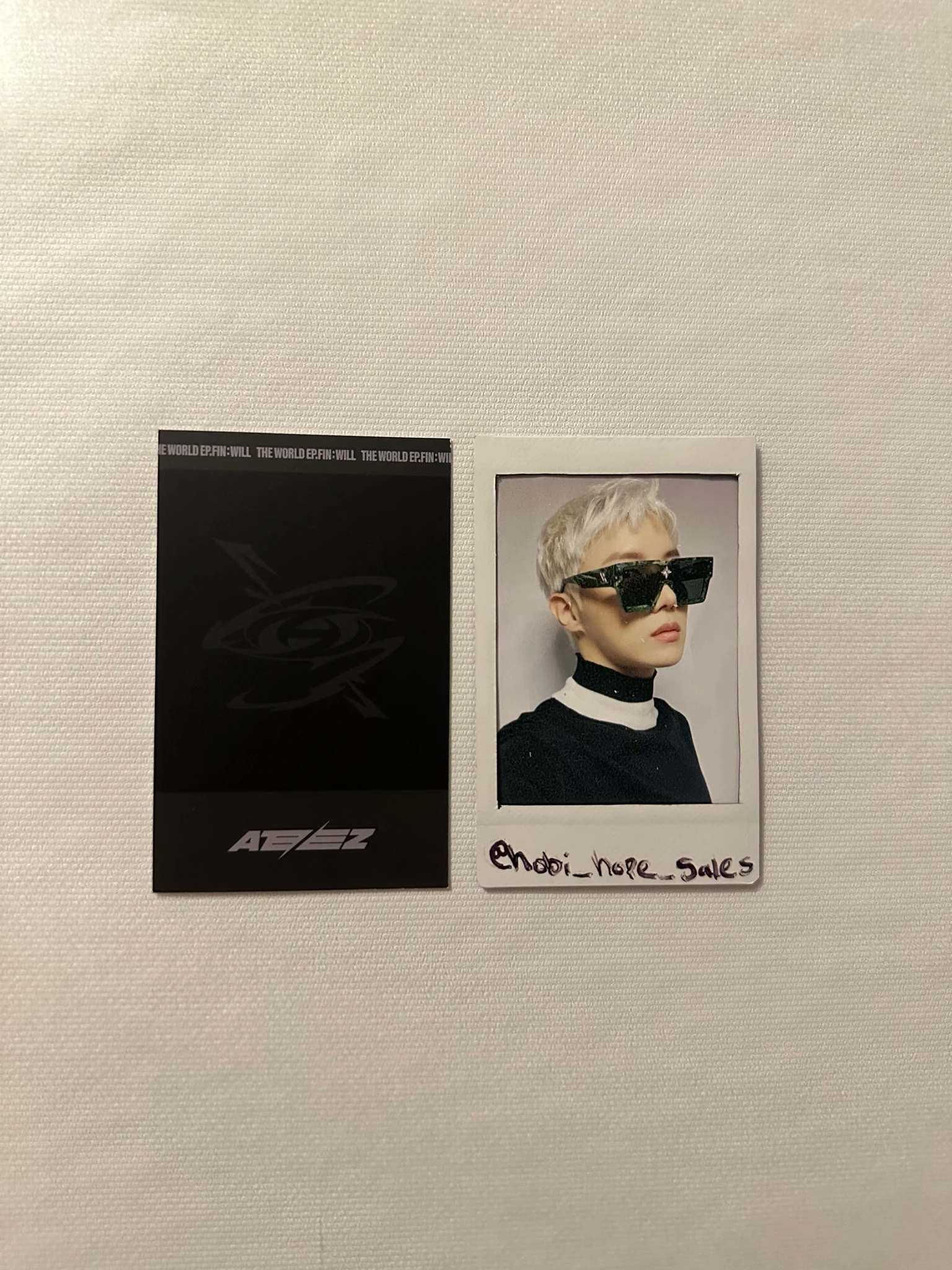 ATEEZ Yeosang ATEEZ - Yeosang - THE WORLD EP.FIN: WILL Album platform ver. polaroid listing photo 2
