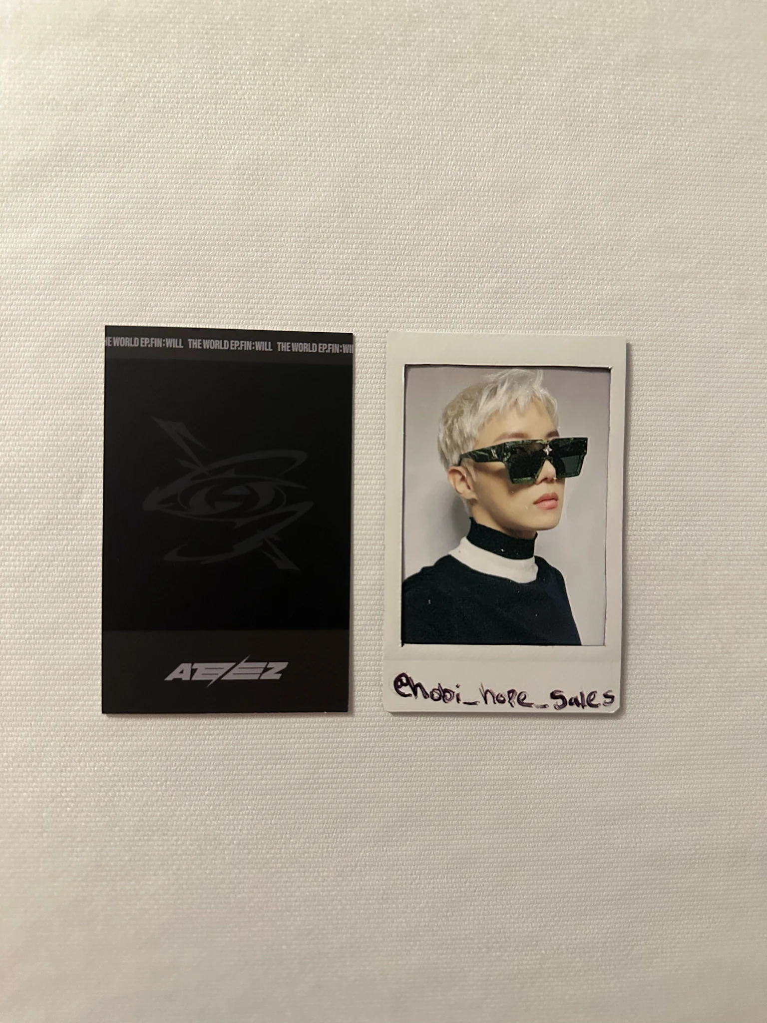ATEEZ Yeosang ATEEZ - Yeosang - THE WORLD EP.FIN: WILL Album album photocard platform version polaroid listing photo 2