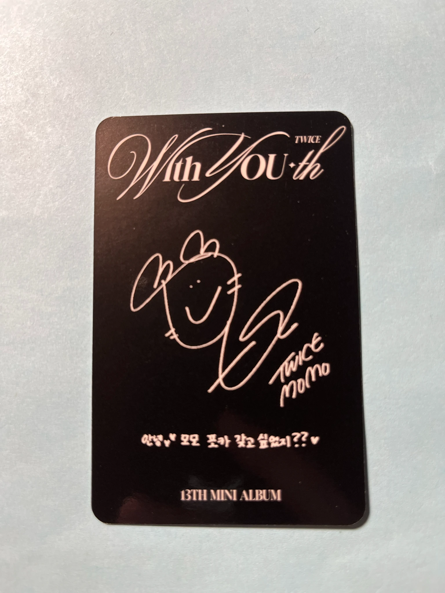 TWICE Momo TWICE-Momo-Album-with you-th listing photo 2