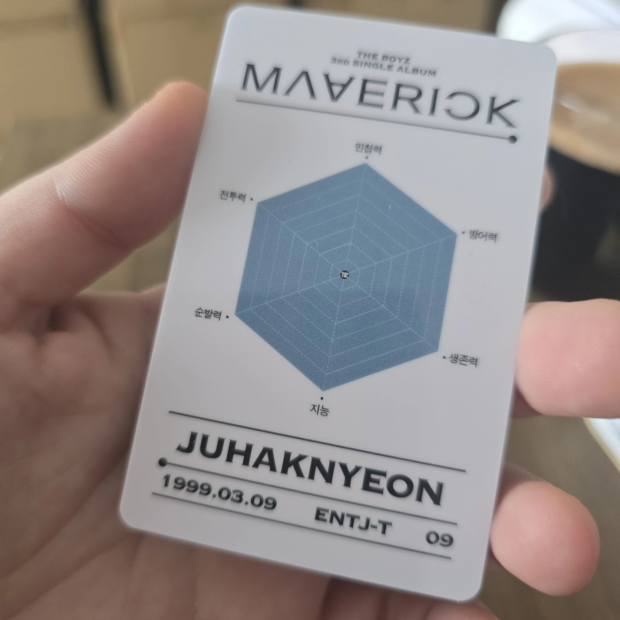 THE BOYZ Haknyeon THE BOYZ - Haknyeon - Maverick Album album photocard id card listing photo 2