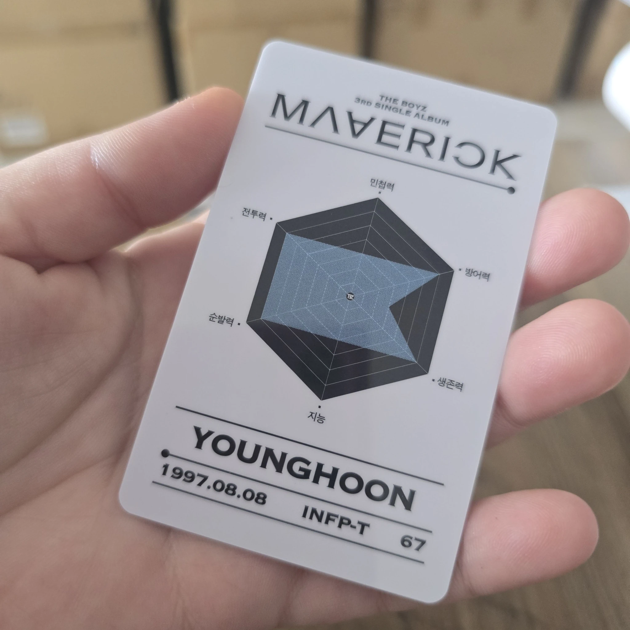 THE BOYZ Younghoon THE BOYZ - Younghoon - Maverick Album id card album photocard listing photo 2