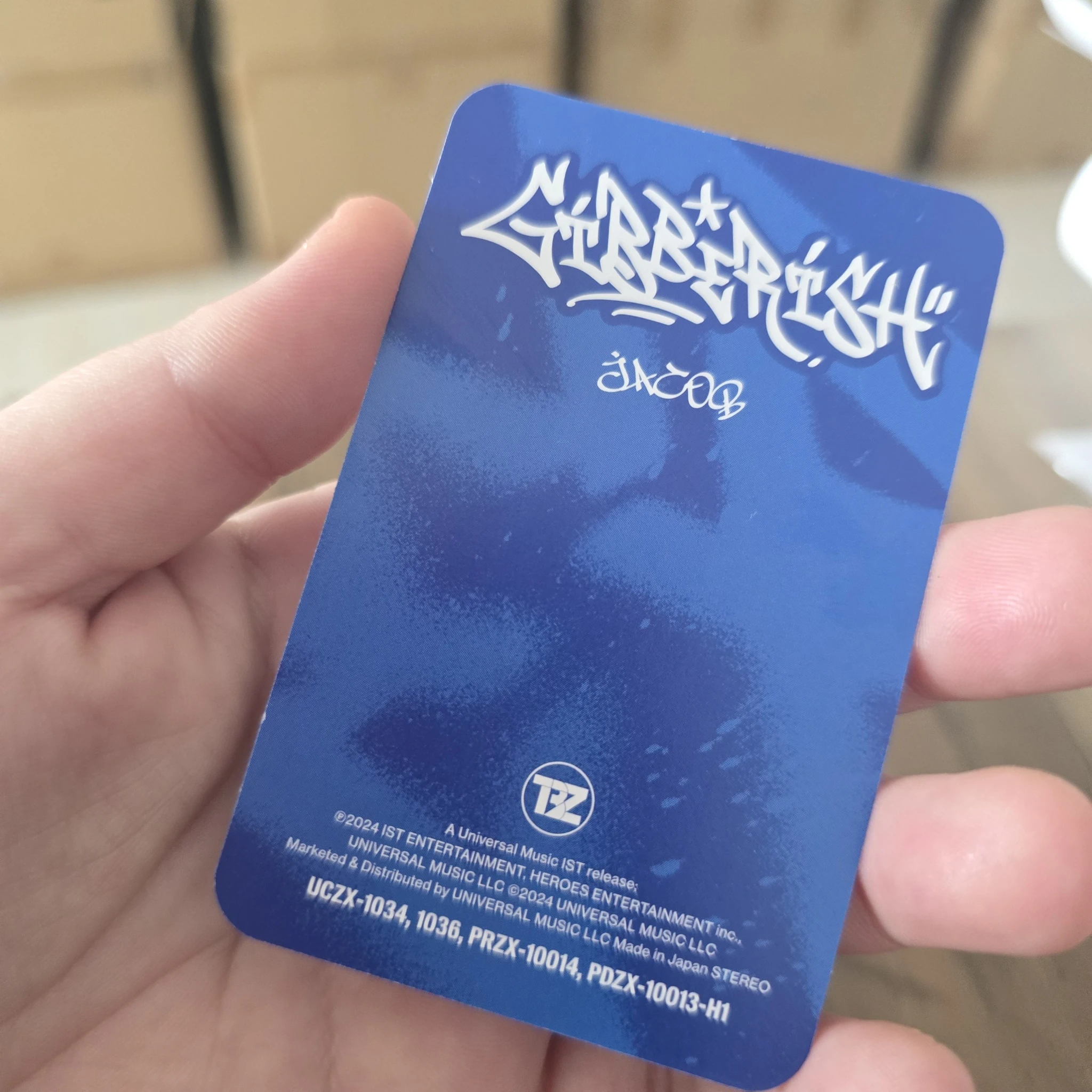THE BOYZ Jacob THE BOYZ - Jacob - Gibberish Album album photocard gibberish version listing photo 2