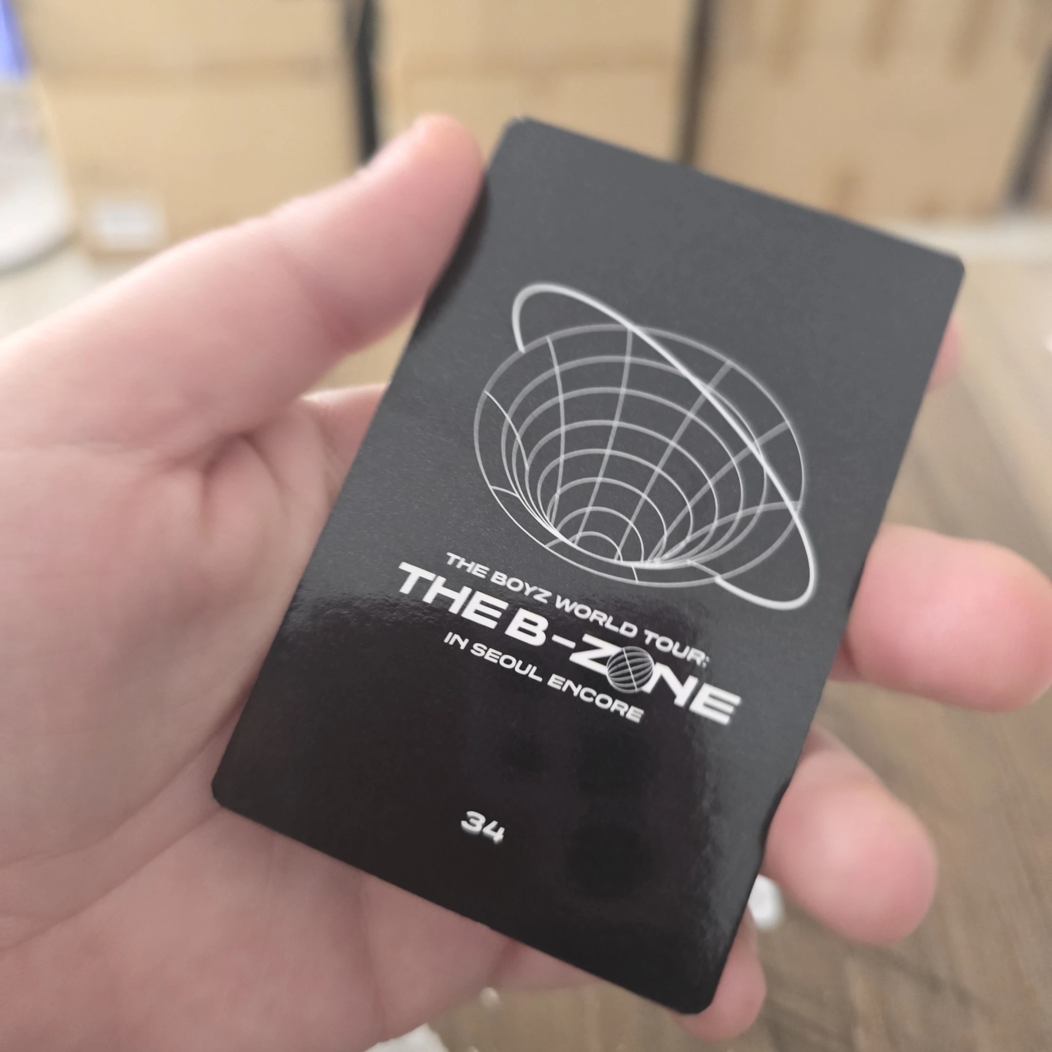 THE BOYZ Hyunjae THE BOYZ - Hyunjae - World Tour: The B-Zone Event seoul encore trading card listing photo 2