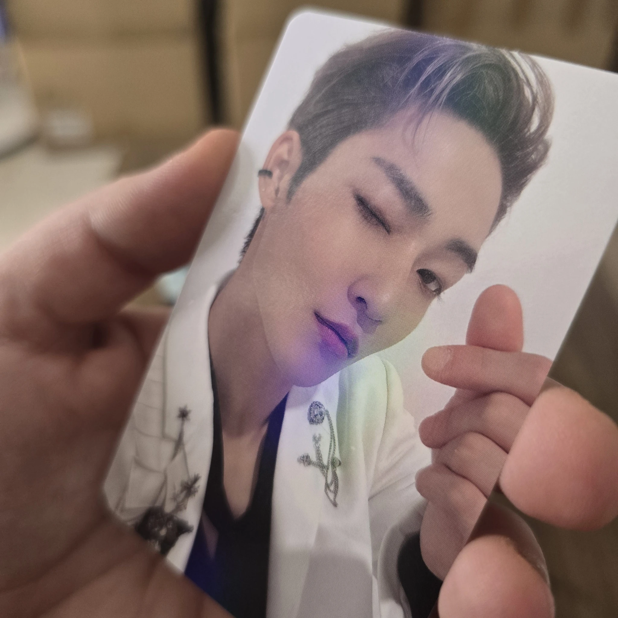 THE BOYZ Kevin THE BOYZ - Kevin - World Tour: The B-Zone Event encore seoul trading card holographic (hologram) listing photo 2