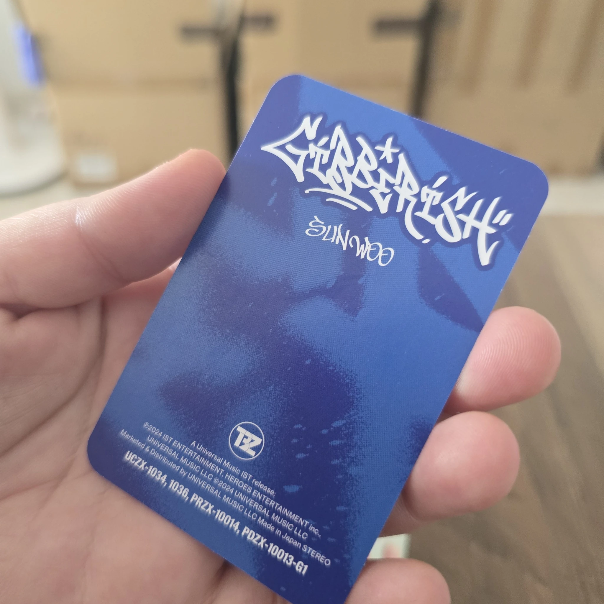 THE BOYZ Sunwoo THE BOYZ - Sunwoo - Gibberish Album album photocard gibberish version listing photo 2
