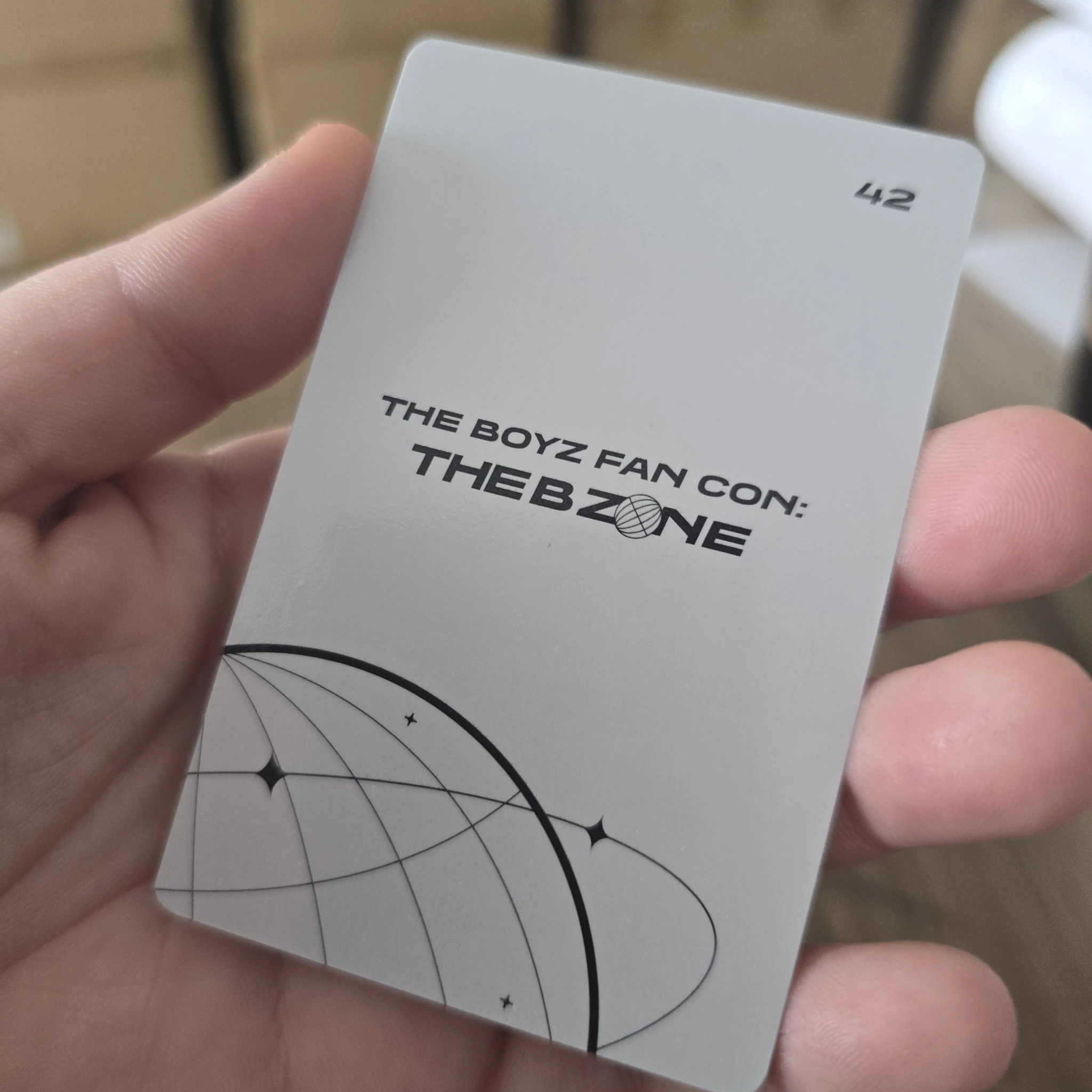 THE BOYZ Haknyeon THE BOYZ - Haknyeon - 2021 Fan Con: The B-Zone Event trading card listing photo 2
