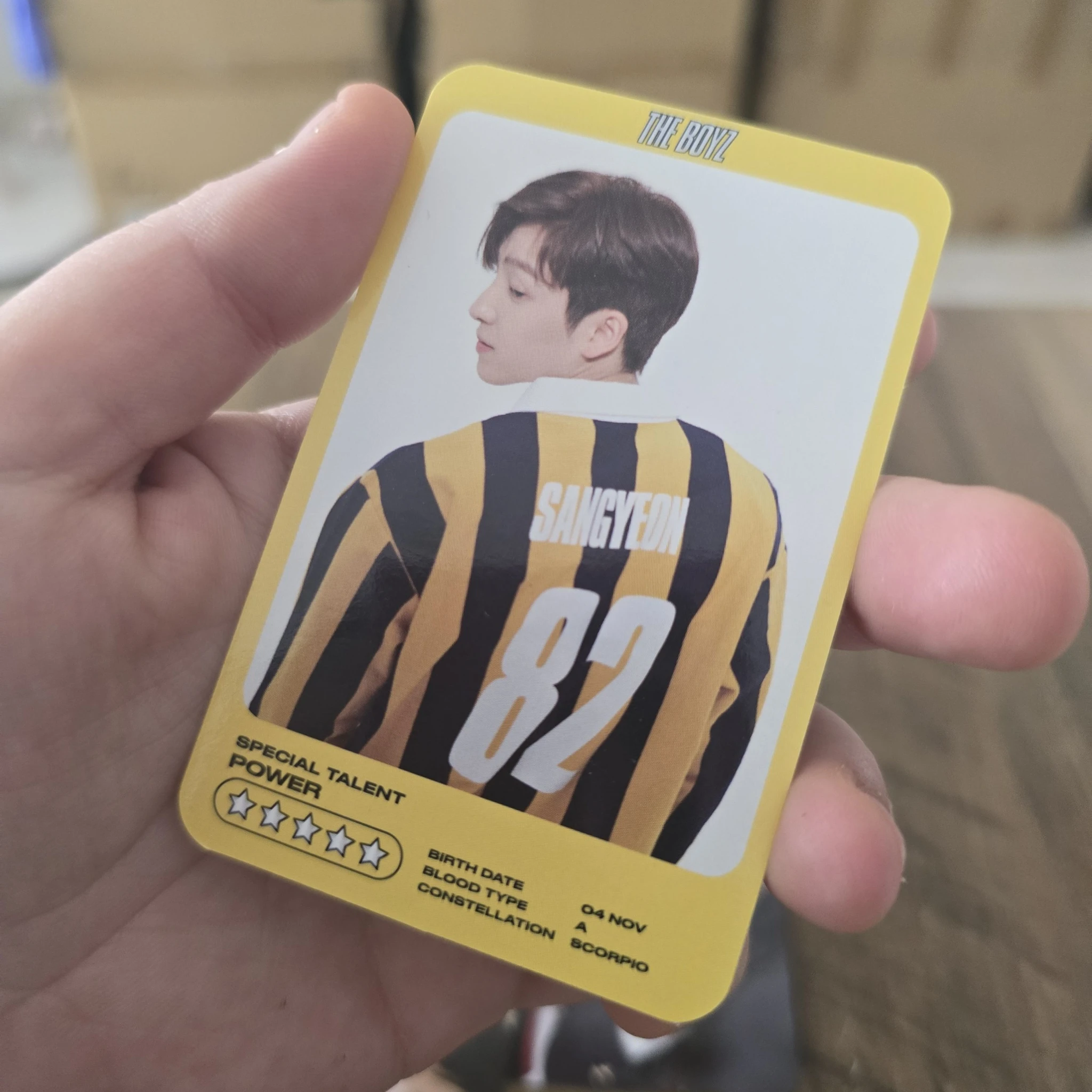 THE BOYZ Sangyeon THE BOYZ - Sangyeon - The Start Album album photocard korean album listing photo 2