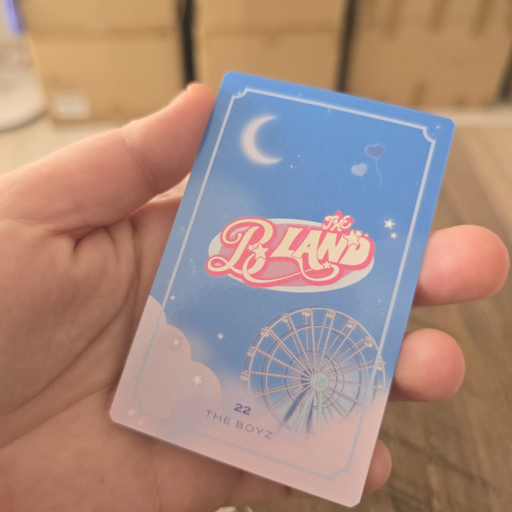 THE BOYZ Eric THE BOYZ - Eric - THE B-LAND Event trading card listing photo 2