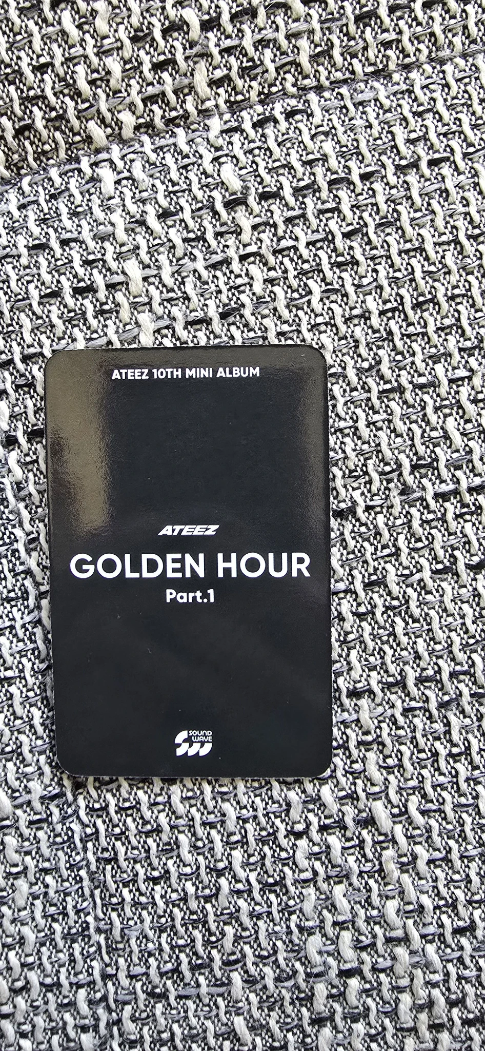 ATEEZ Wooyoung ATEEZ - Wooyoung - Golden Hour : Part.1 Album pob (pre-order benefit) listing photo 2