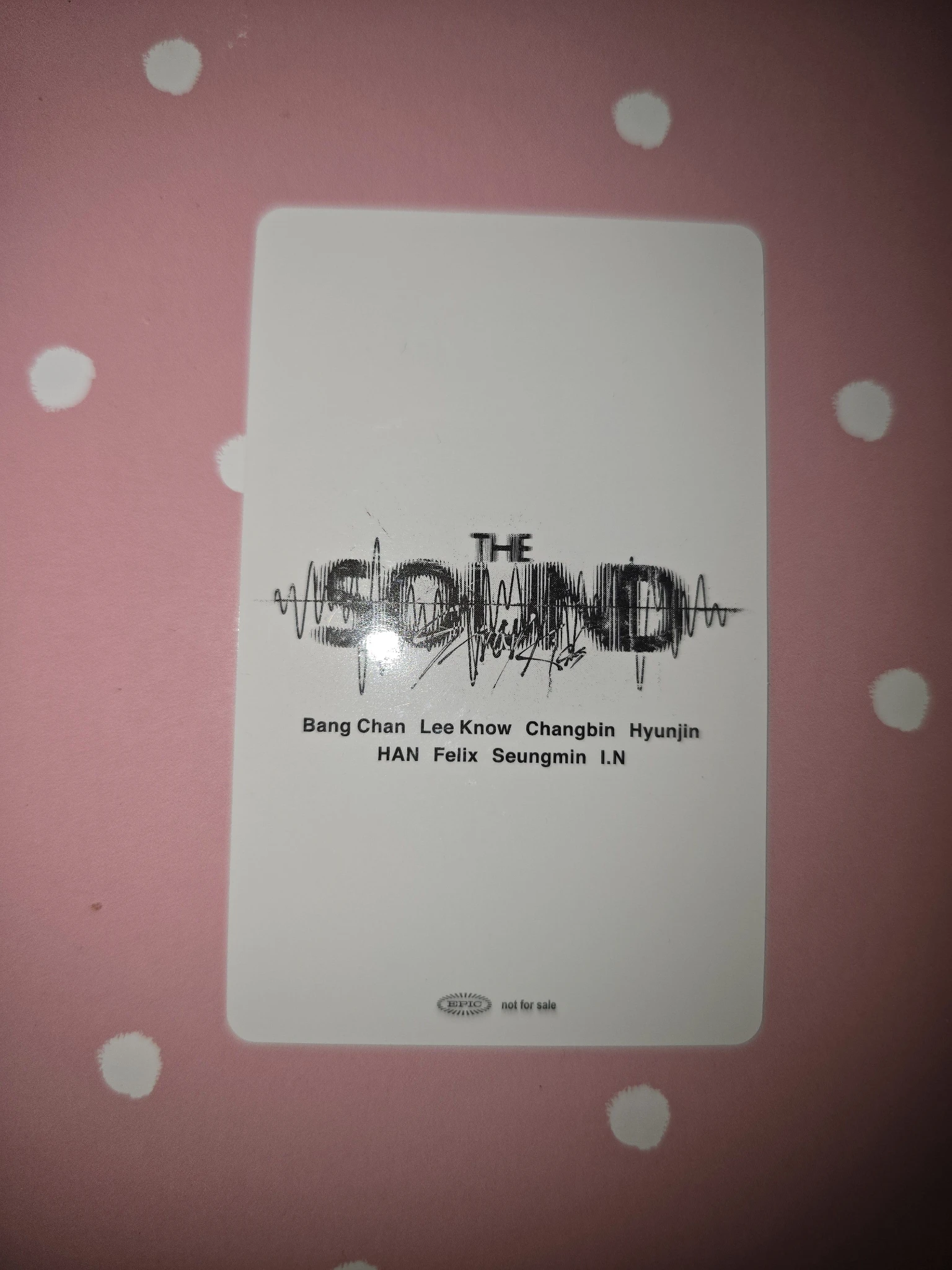 Stray Kids Stray Kids - Lee Know & HAN - The Sound Album album photocard jpfc (japan fanclub) listing photo 2