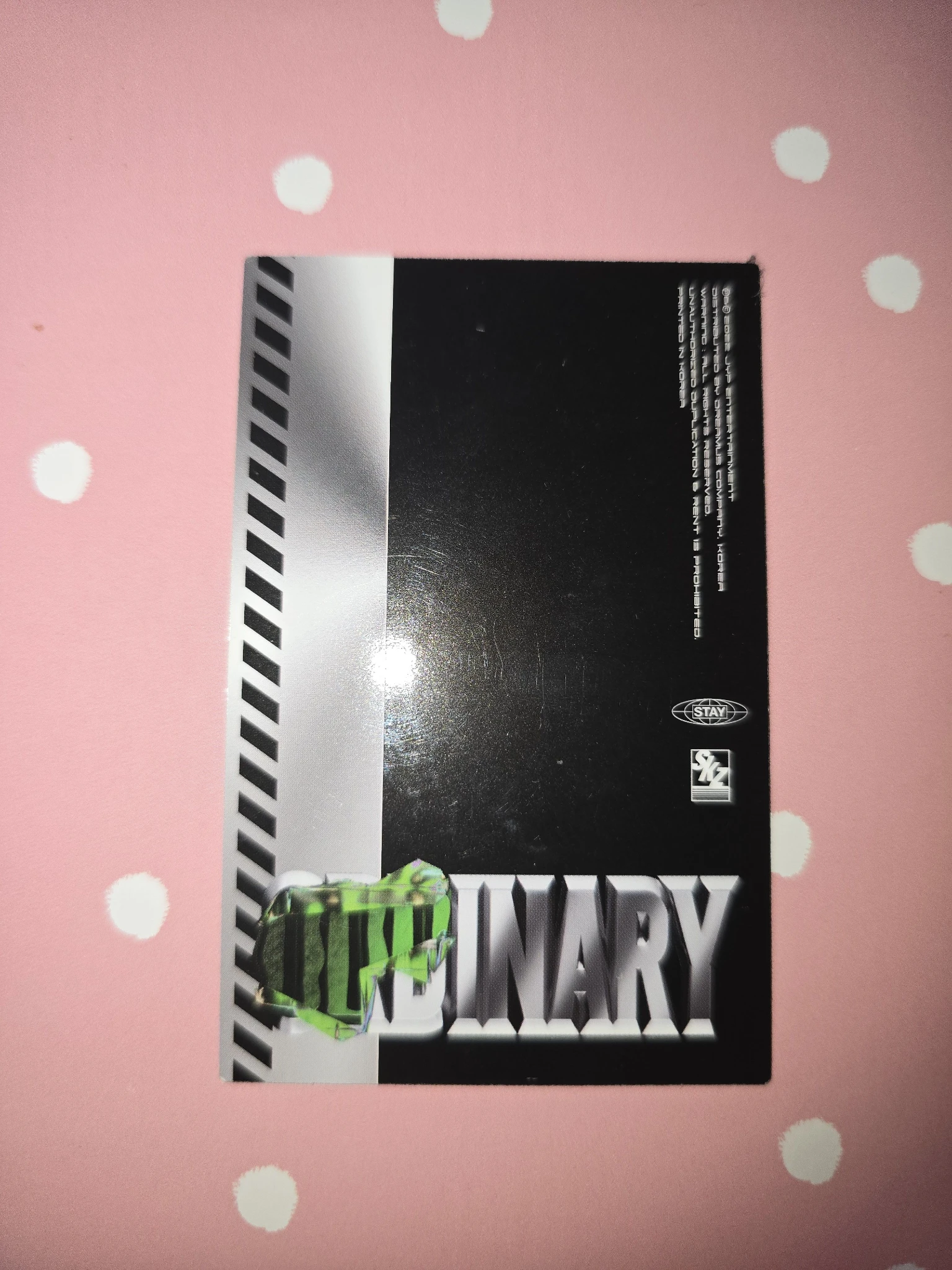 Stray Kids Hyunjin Stray Kids - Hyunjin - Oddinary Album album photocard id card listing photo 2